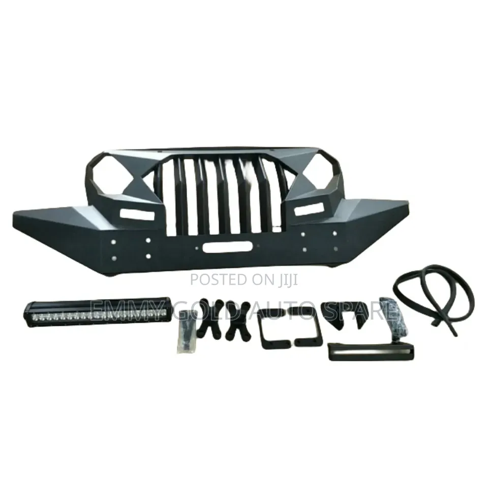 Jeep Wrangler Complete Front Bumper With Grill