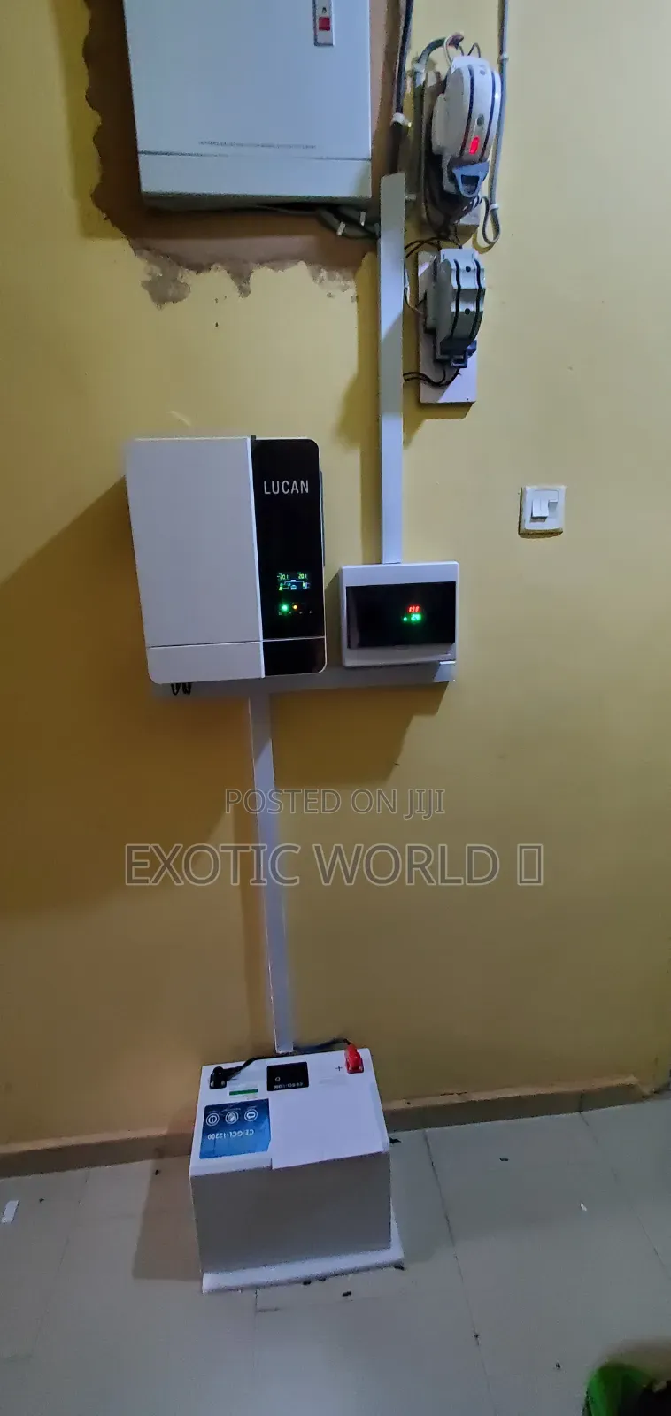 Lucan Solar Inverter With Lithium Battery (Installed