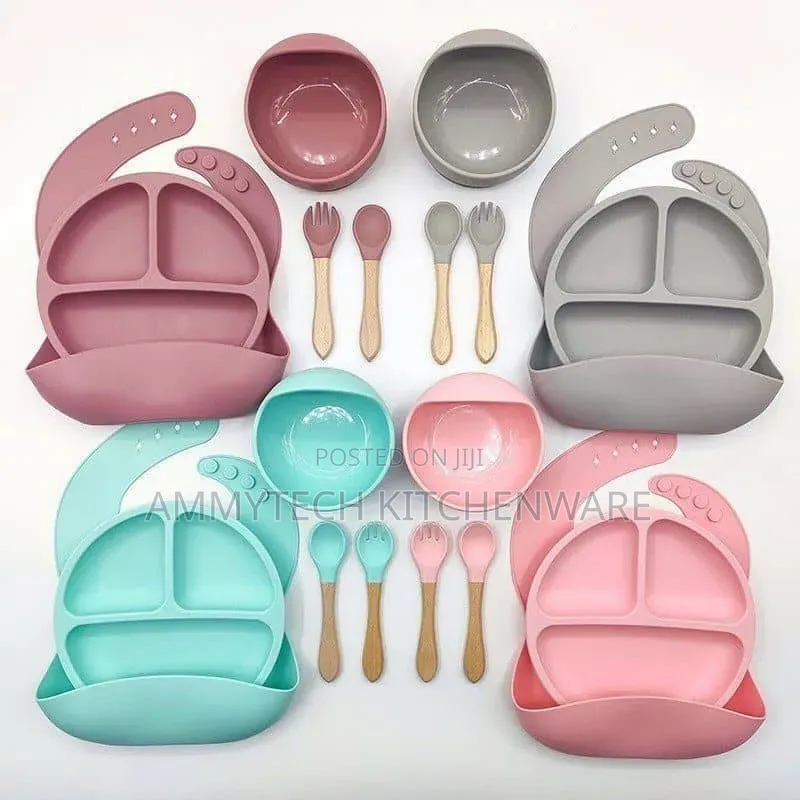 Baby Silicone Feeding Sets