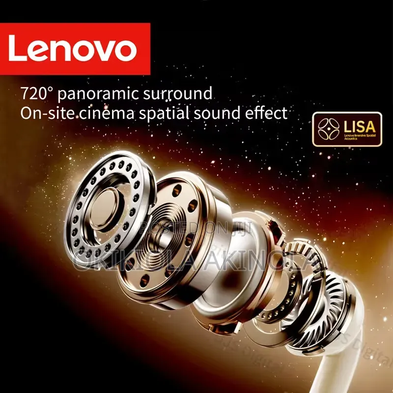 Lenovo True Wireless Bluetooth Headphones