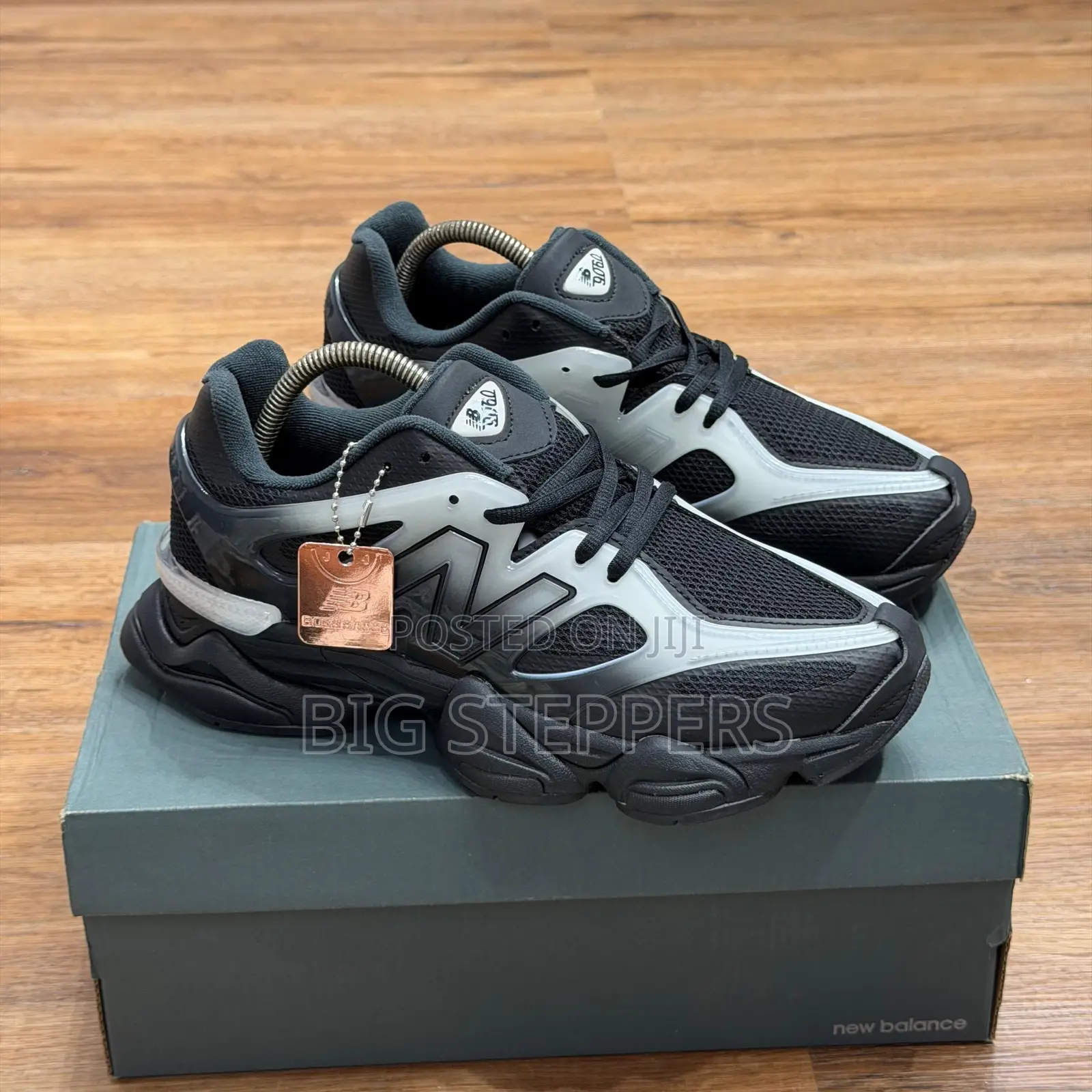 New Balance 9060 Sneakers Black White Stripe