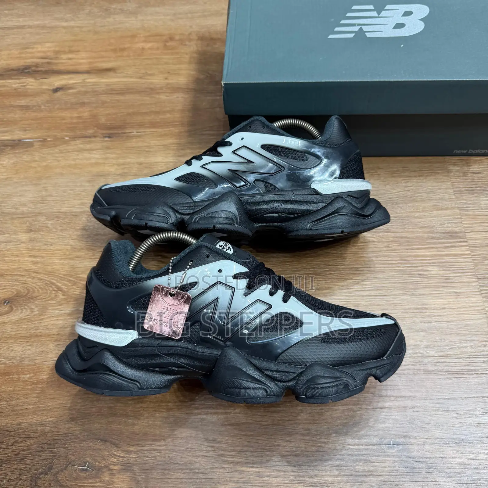 New Balance 9060 Sneakers Black White Stripe