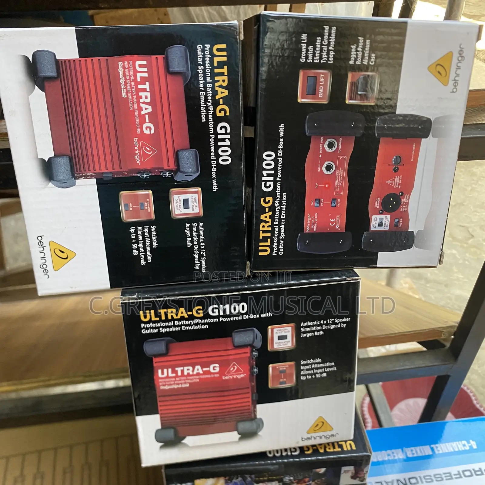 DI Box Ultra G Di Box Behringer