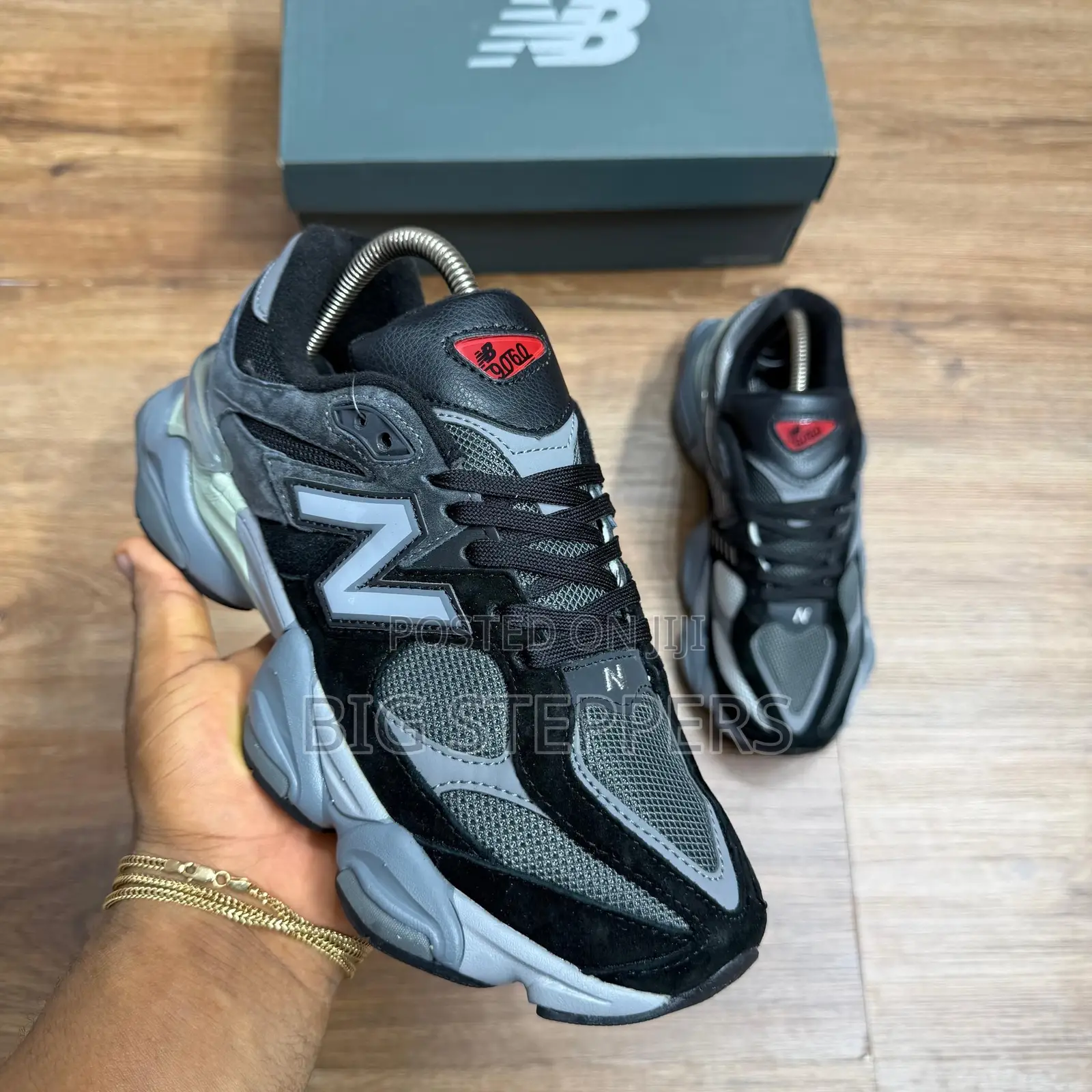 New Balance 9060 Black/Ash/Grey Sneakers