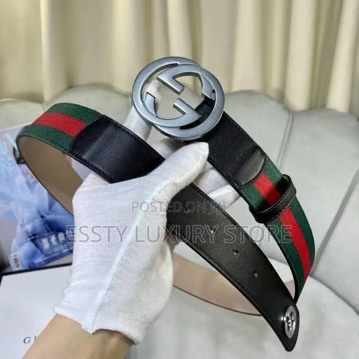 High Quality Scratch Resistant GUCCI Genuine Leather Belts