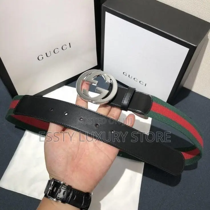 High Quality Scratch Resistant GUCCI Genuine Leather Belts