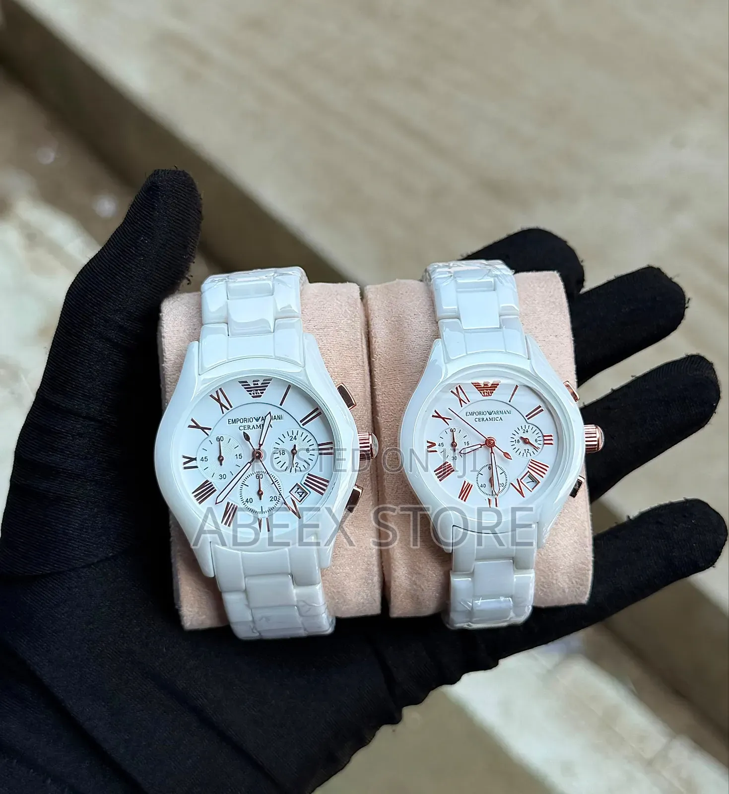 Ceramic Emporio Armani Watch