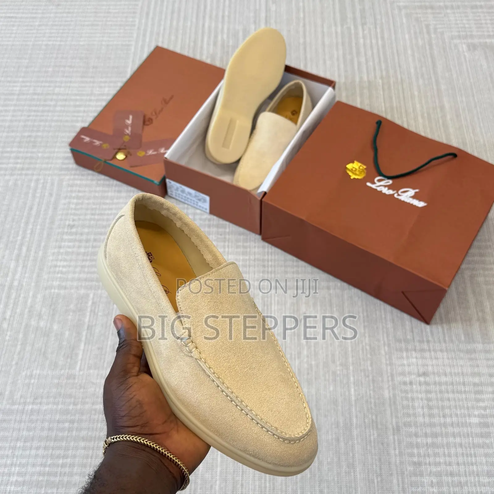 Loro Piana Loafers Cream Colour