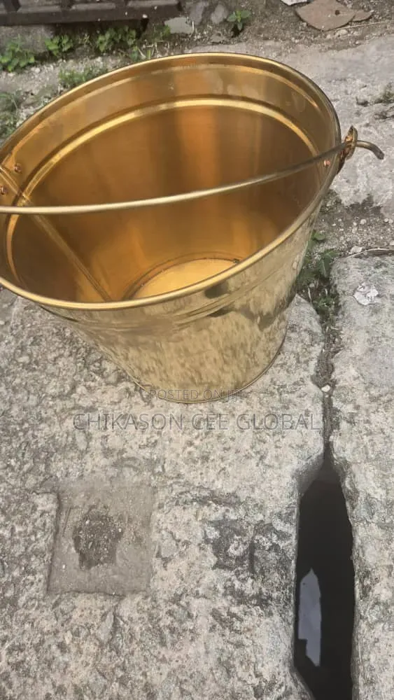 Non Spark Brass Bucket