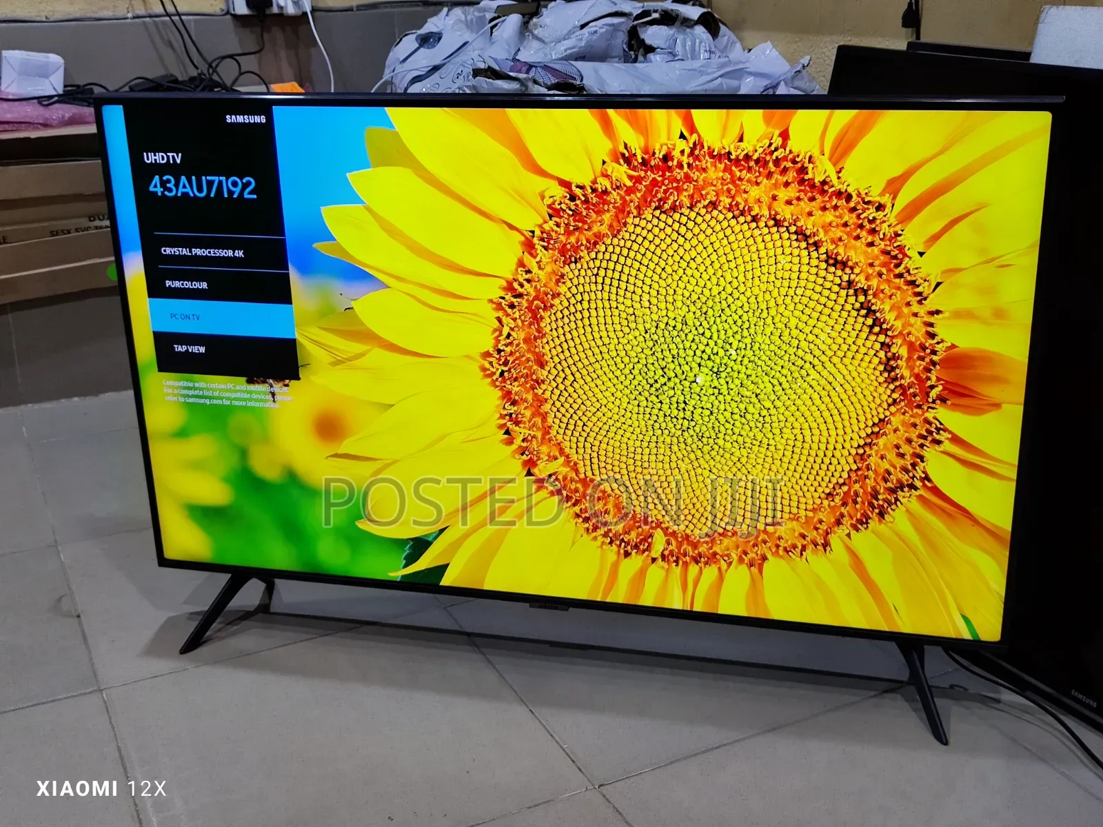 Samsung 43" Inches Crystal Uhd 4k HDR Bezel-Less Screen 2021 Smart TV