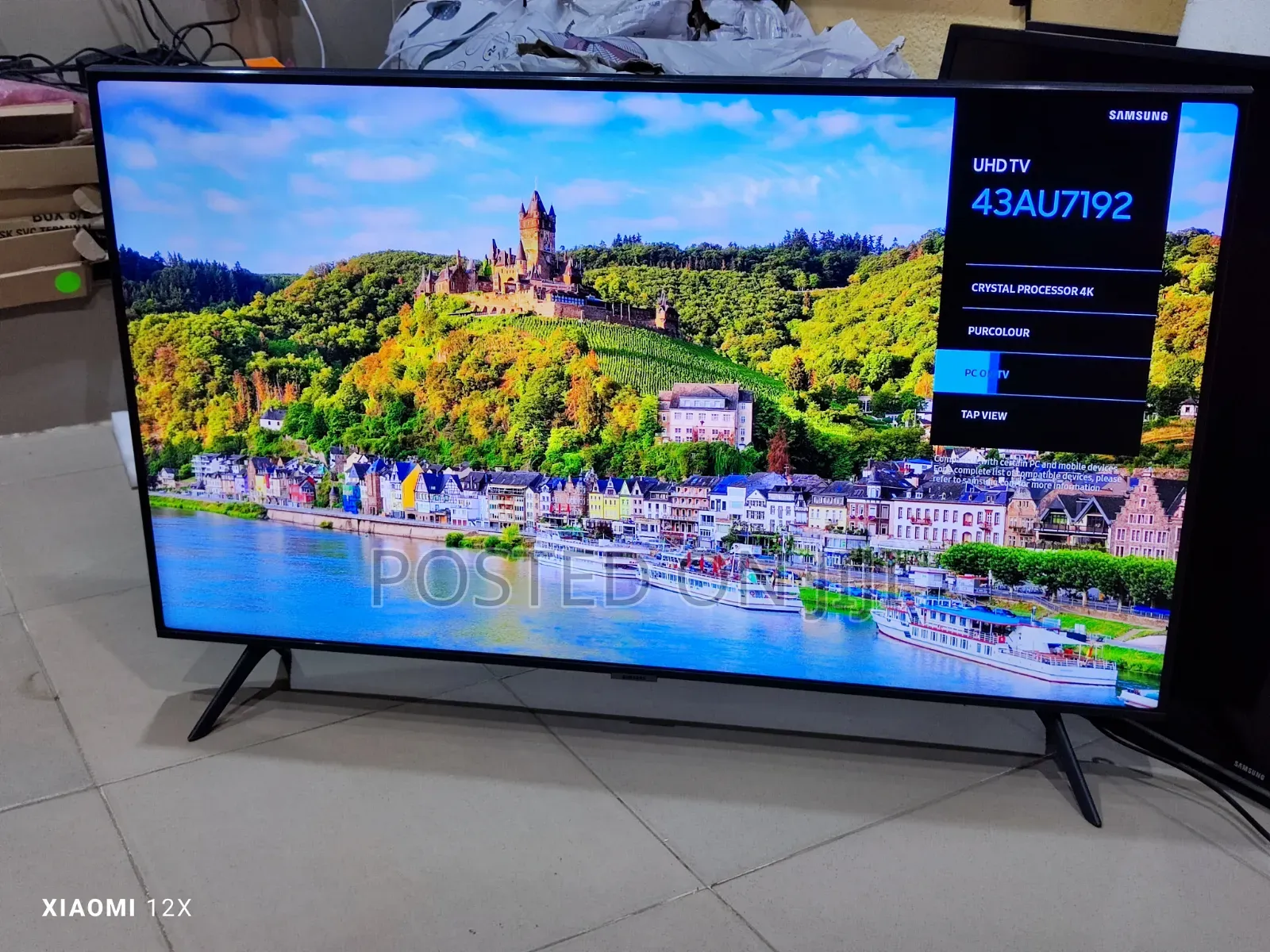 Samsung 43" Inches Crystal Uhd 4k HDR Bezel-Less Screen 2021 Smart TV