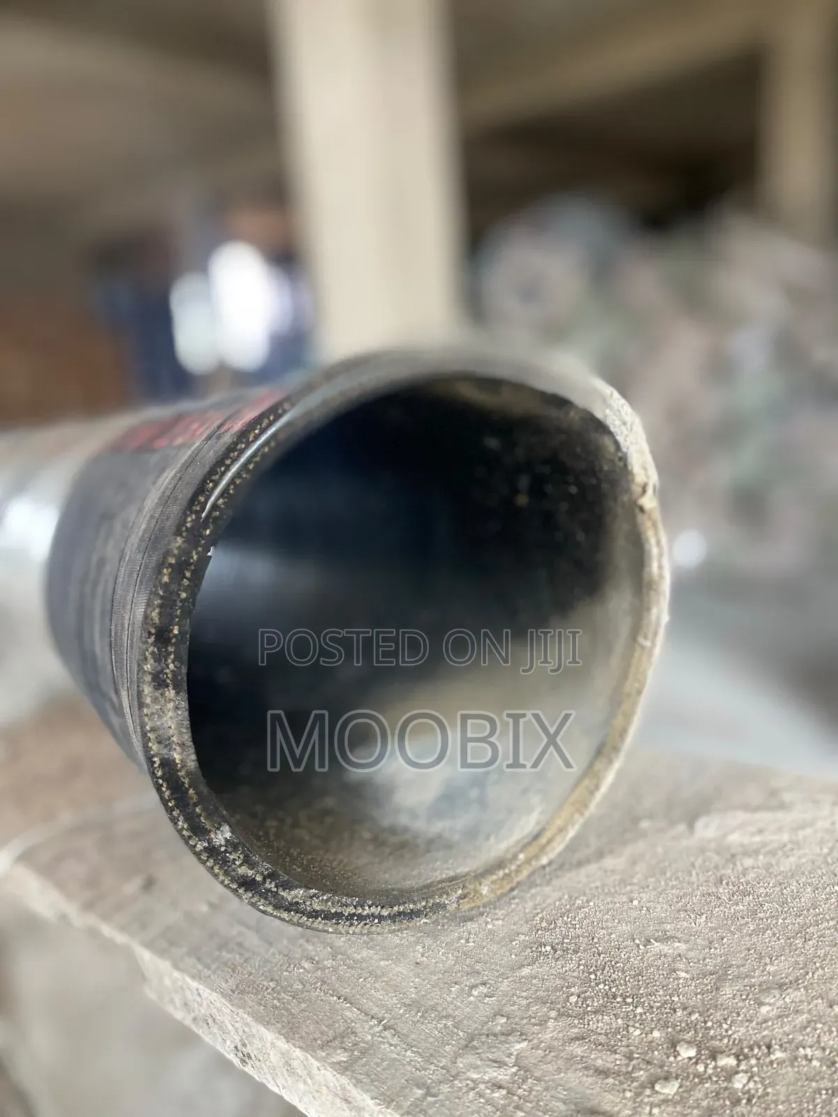 6 Inches Black Hose With Wire Reinforced