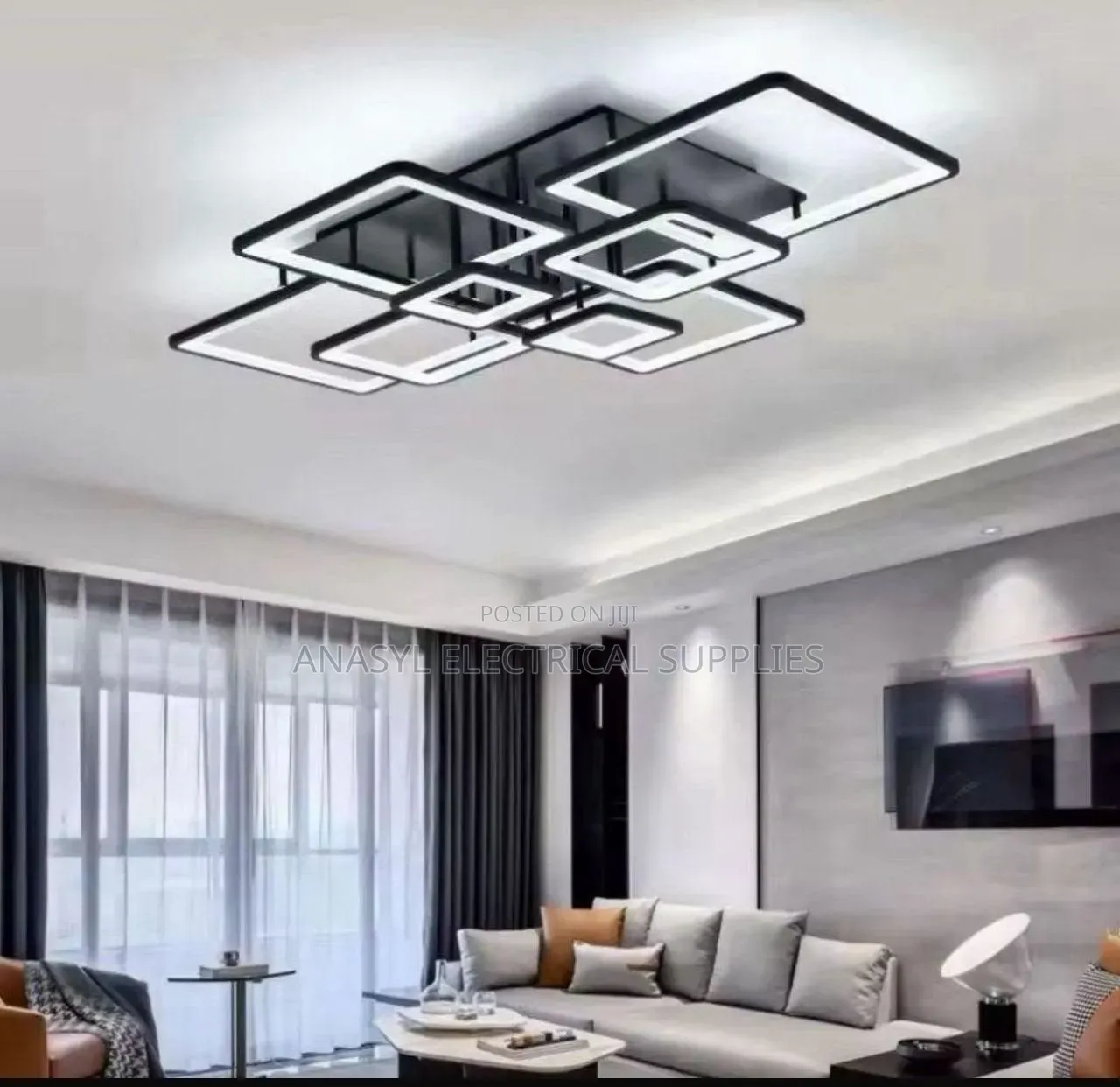 Modern Geometric LED Ceiling Light