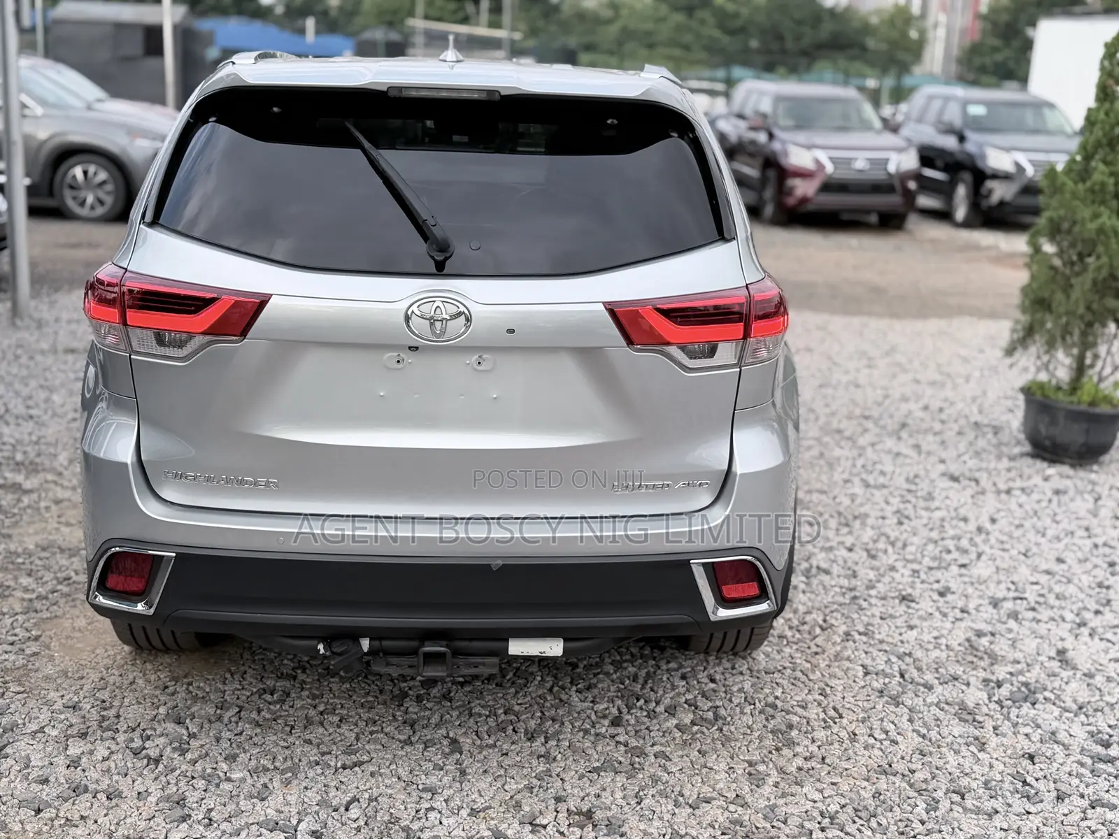Toyota Highlander Limited Platinum 4x2 V6 (3.5L 6cyl 8A) 2017 Silver