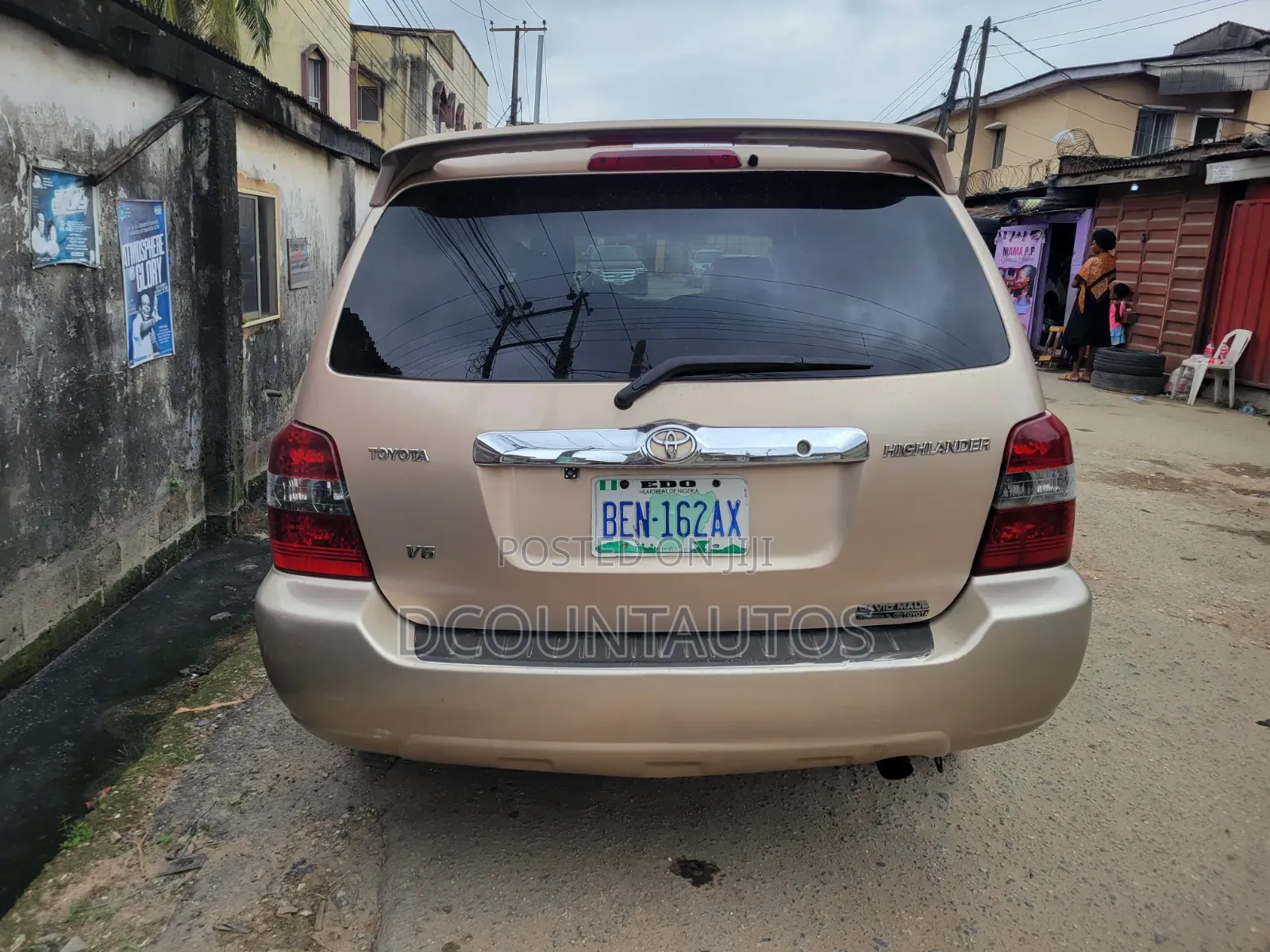 Toyota Highlander Limited V6 4x4 2004 Gold