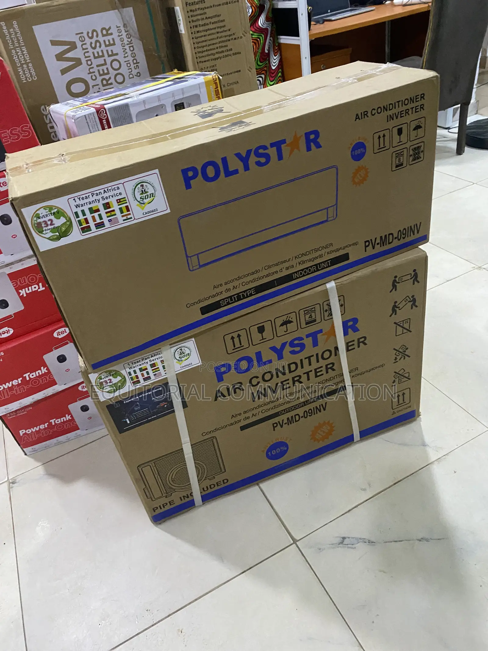 Polystar AC 1HP Inverter Home Appliance