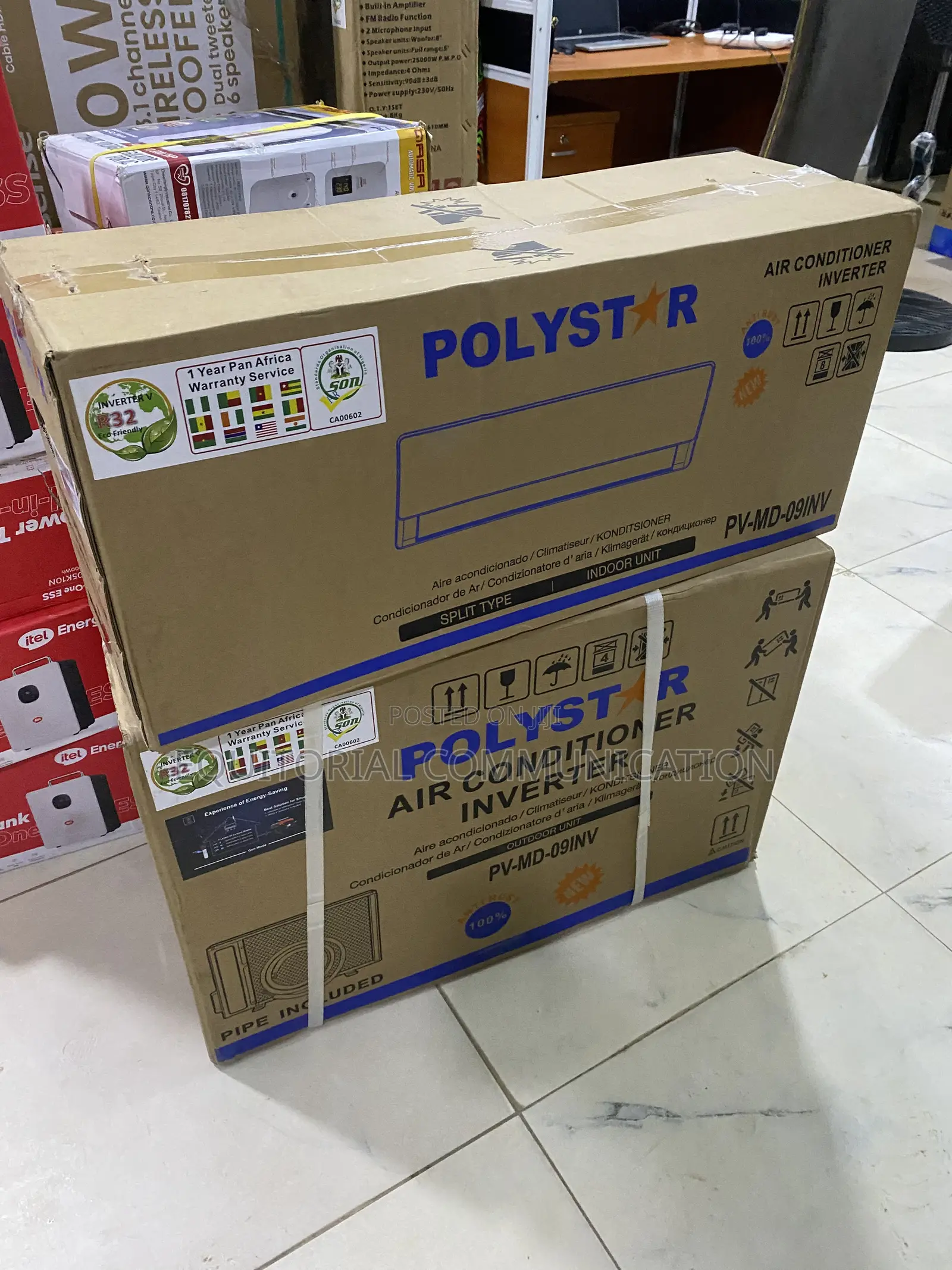 1HP Polystar INVERTER Cooling AC for Residential Use