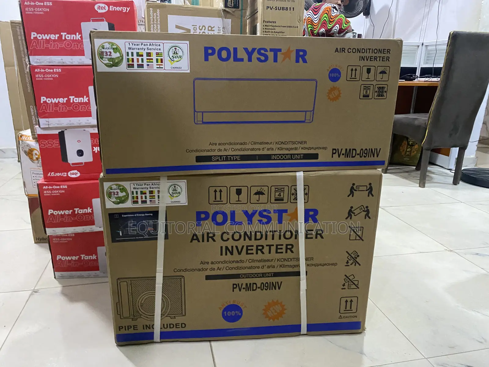 Polystar 1HP INVERTER Split Air Cooling Machine