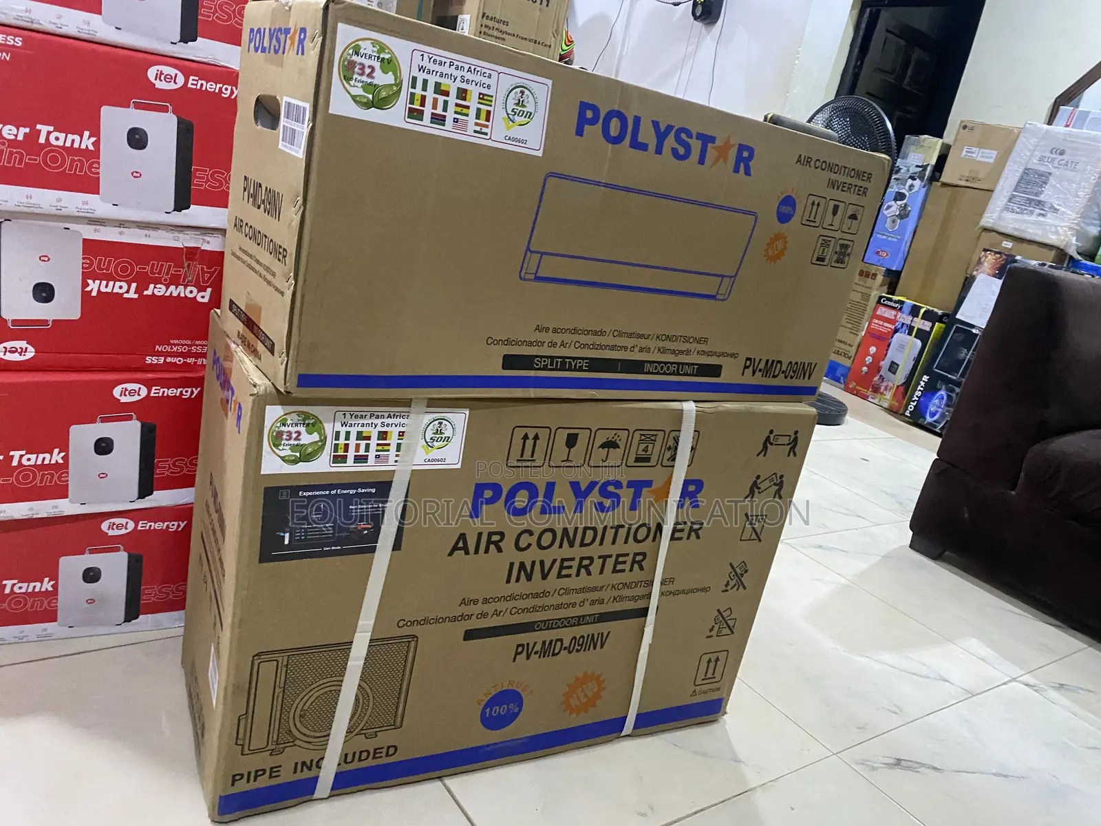 1HP Polystar Air Conditioner for Indoor Comfort