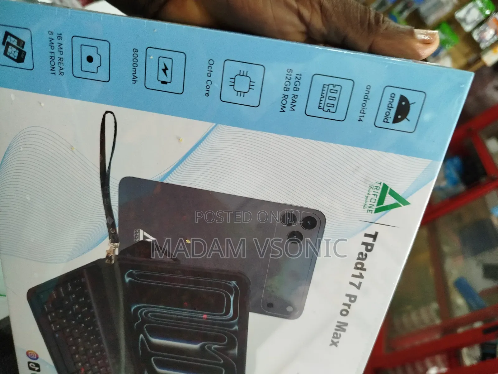 New Trifone TPad 17 512 GB Black