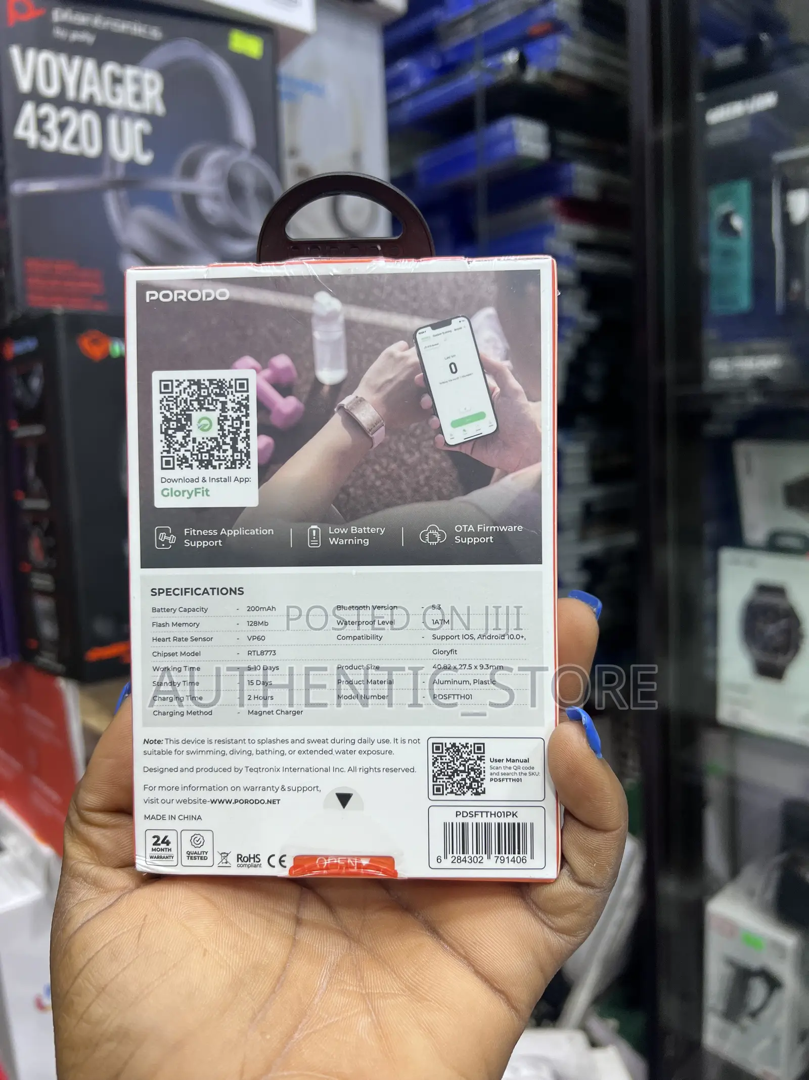 Porodo Trackfit Arc Smart Watch