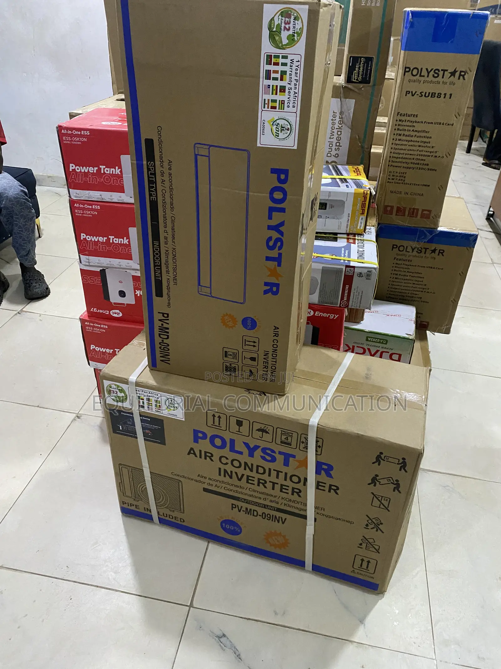 Polystar PV-MD-09INV 1HP Inverter Cooling AC