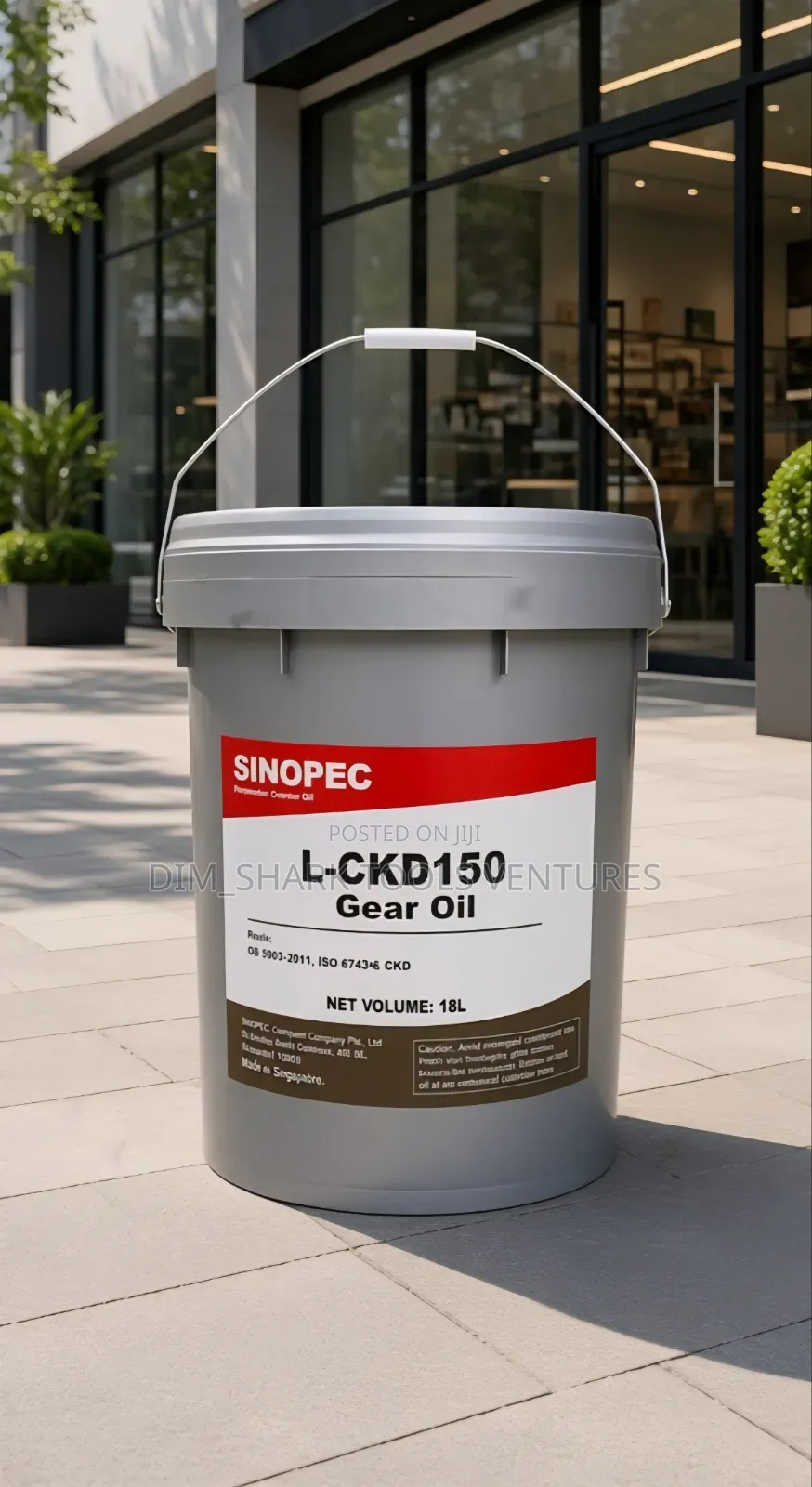 18-Liter of Sinopec L-Ckd150 Gear Oil,heavy-Duty Industrial Lubricant
