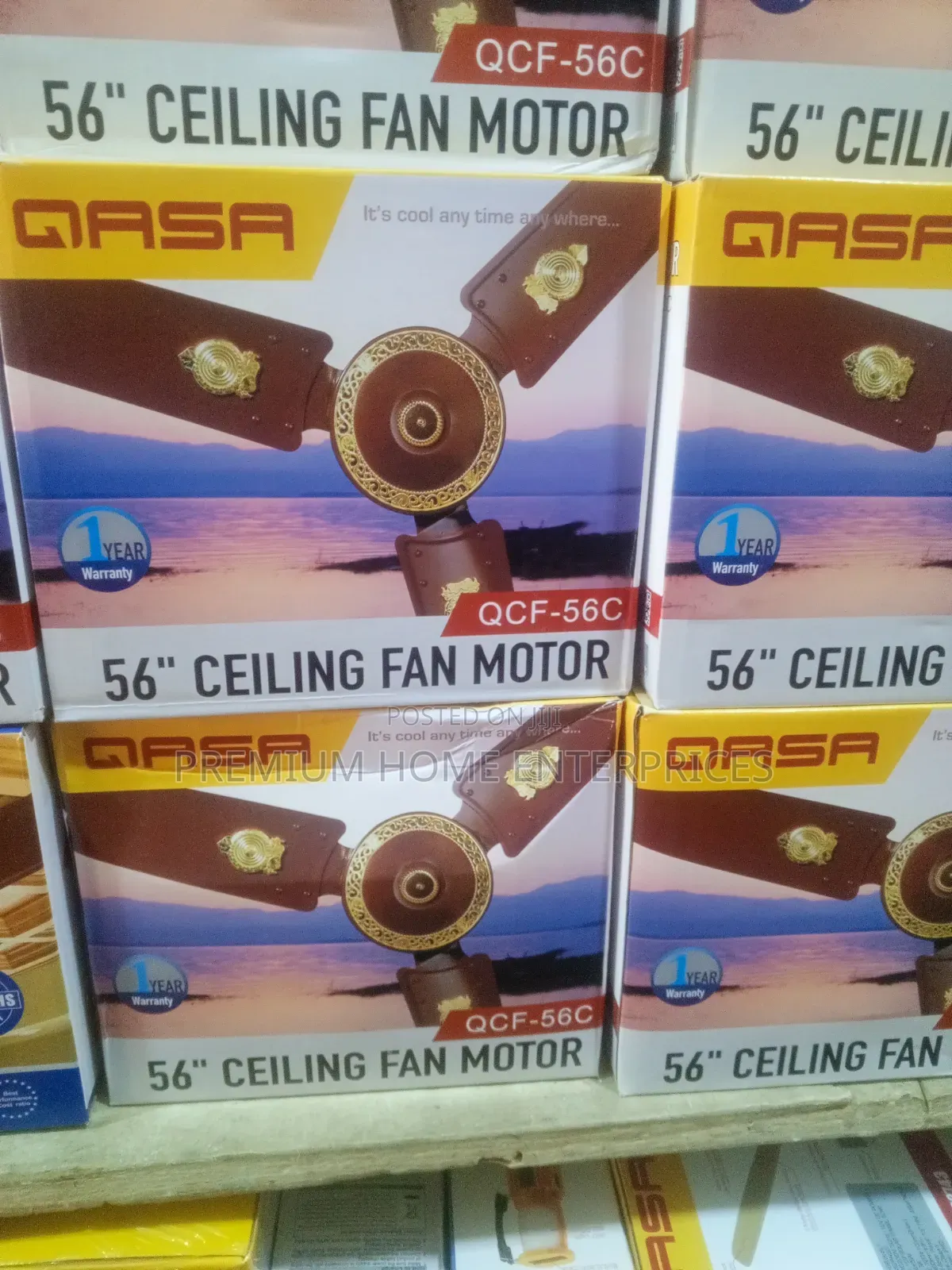 Qasa Ceiling Fan 56 Inches