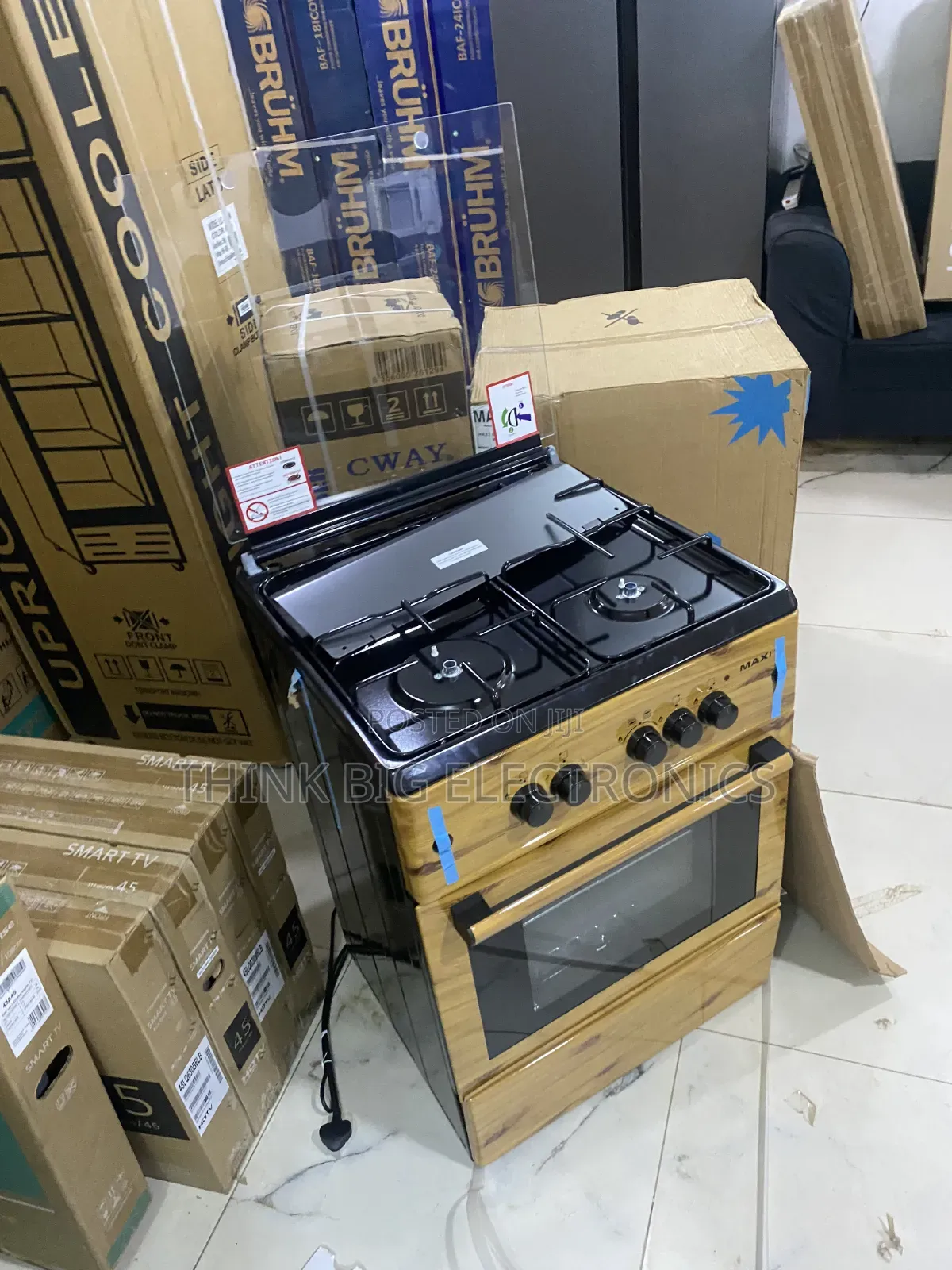 Maxi 3+11Complete Kitchen Standing Gas Cooker and Oven Combo