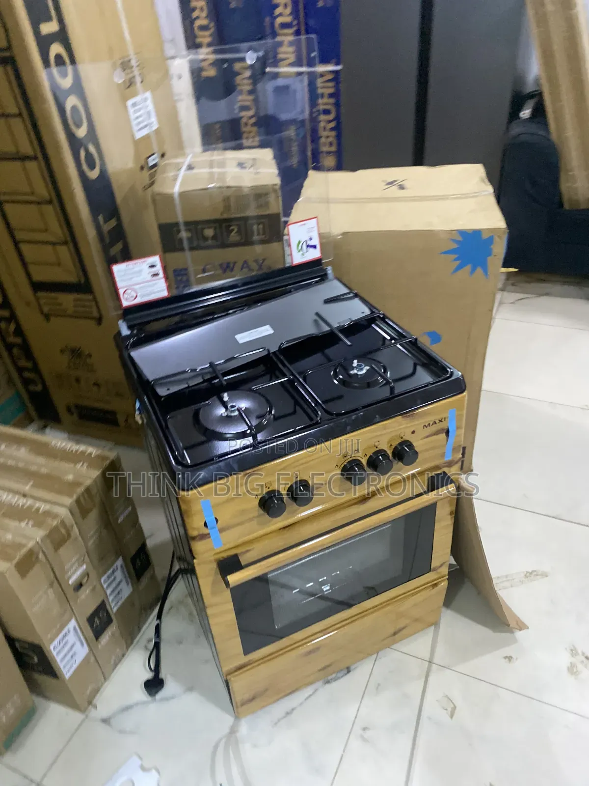 Maxi 3+11Complete Kitchen Standing Gas Cooker and Oven Combo