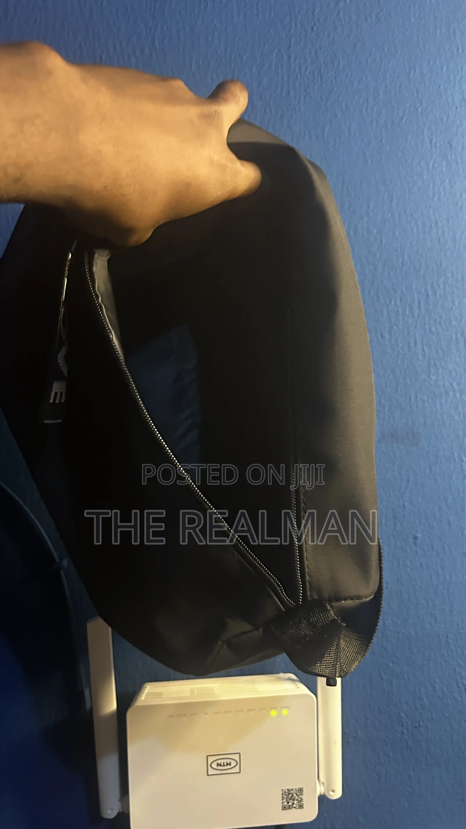 L-Attimeon Minimalist Black Nylon Crossbody Shoulder Bag Gym Casual