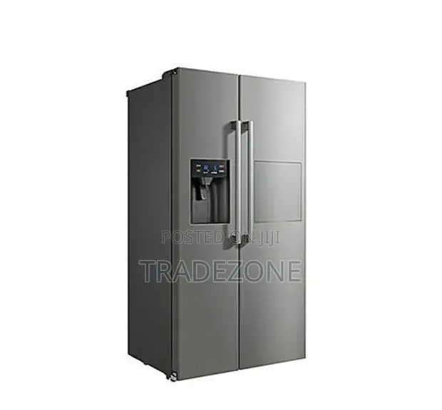 Hisense 628L Side-by-Side Refrigerator With Ice Maker Water Dispense