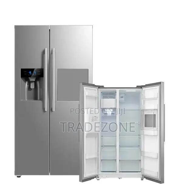 Hisense 628L Side-by-Side Refrigerator With Ice Maker Water Dispense