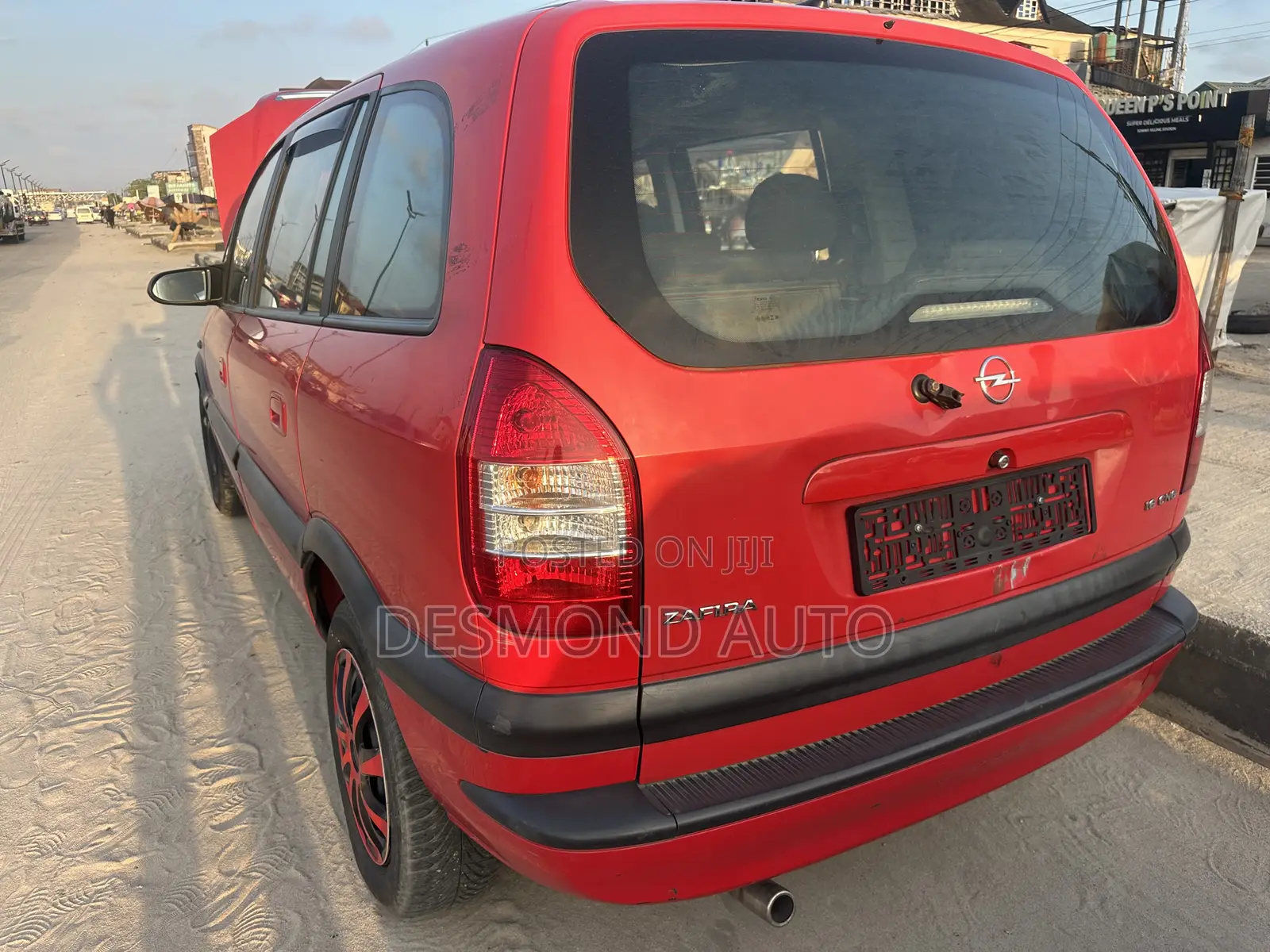 Opel Zafira 1.6 CNG 2005 Red