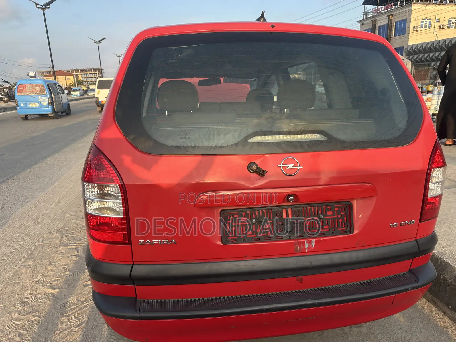 Opel Zafira 1.6 CNG 2005 Red