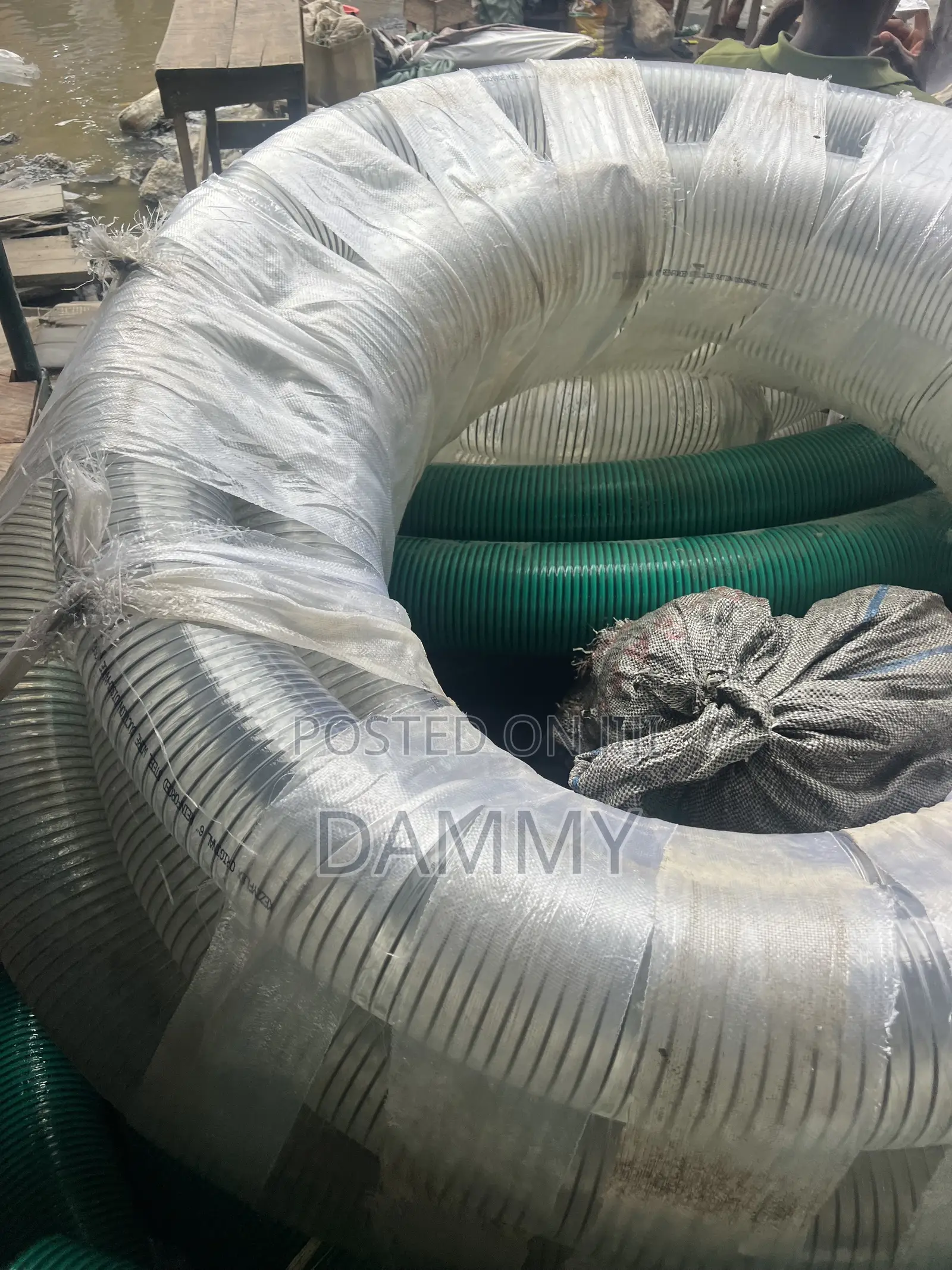 Heavy-Duty, Clear PVC Suction and Discharge Hoses Reinforced