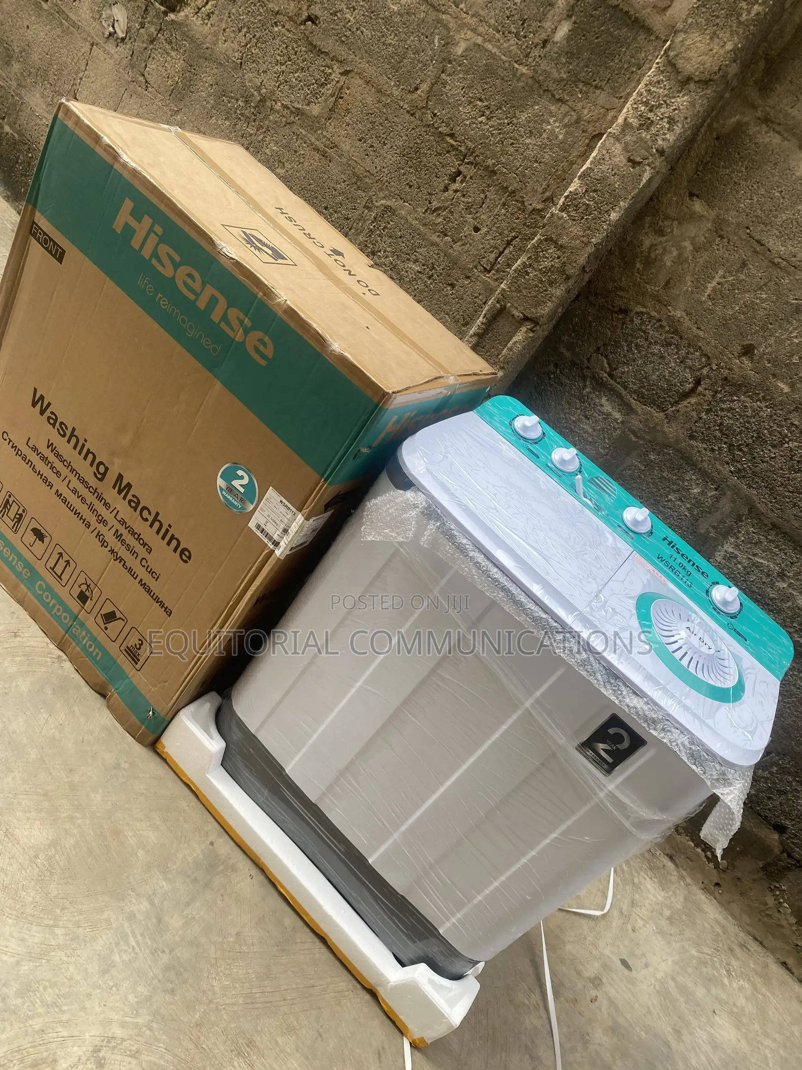 Hisense WSRB113 11kg Wash Spin Laundry Machine