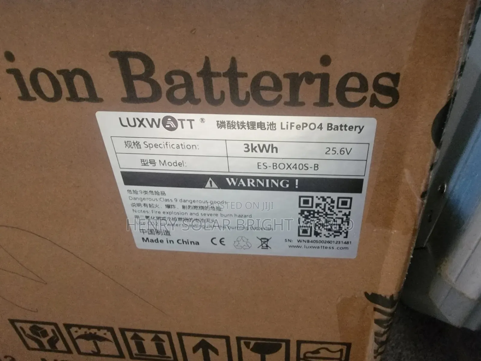 Luxwat 3kwh 24v Lithium Battery