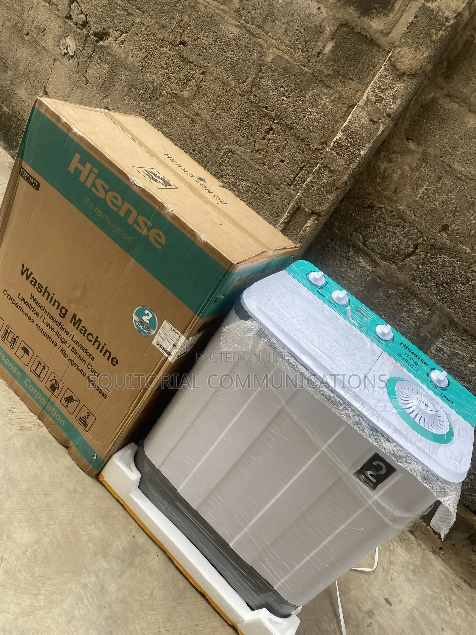 Hisense WSRB113 11kg Dual Tub Laundry Washer