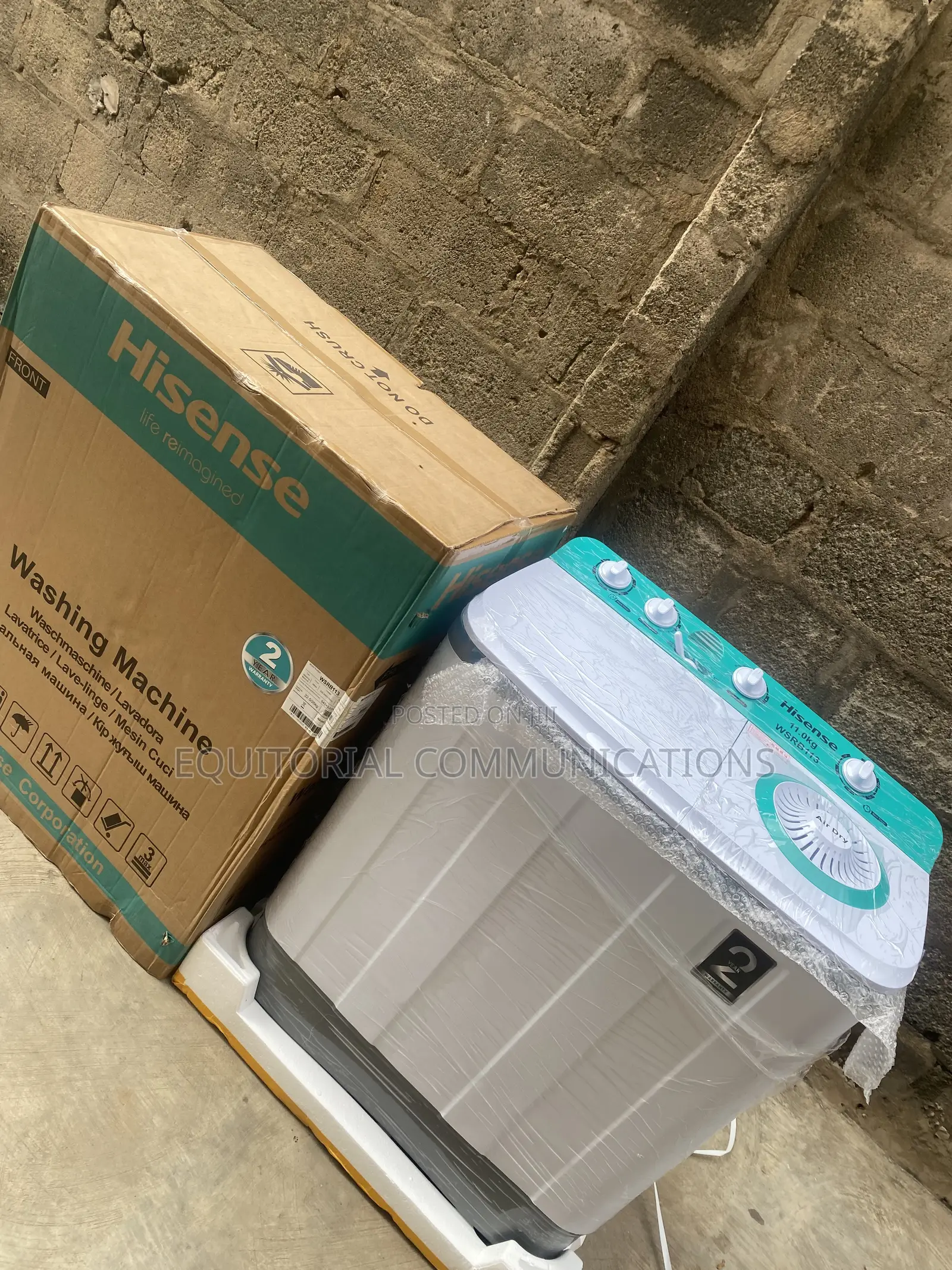 Hisense 11kg Laundry Appliance With Twin Tub