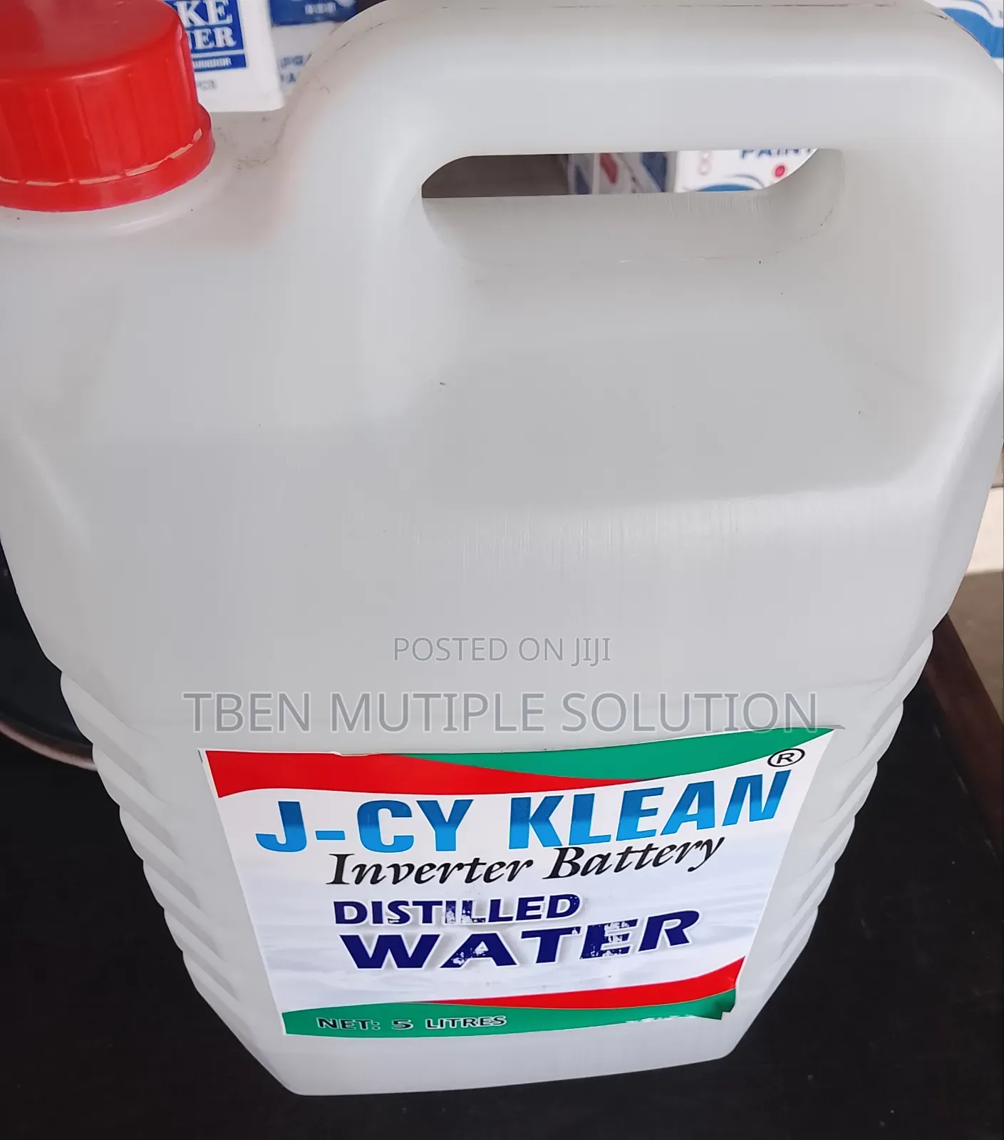 5 Liters J-Cy Klean Inverter Battery Distilled Water