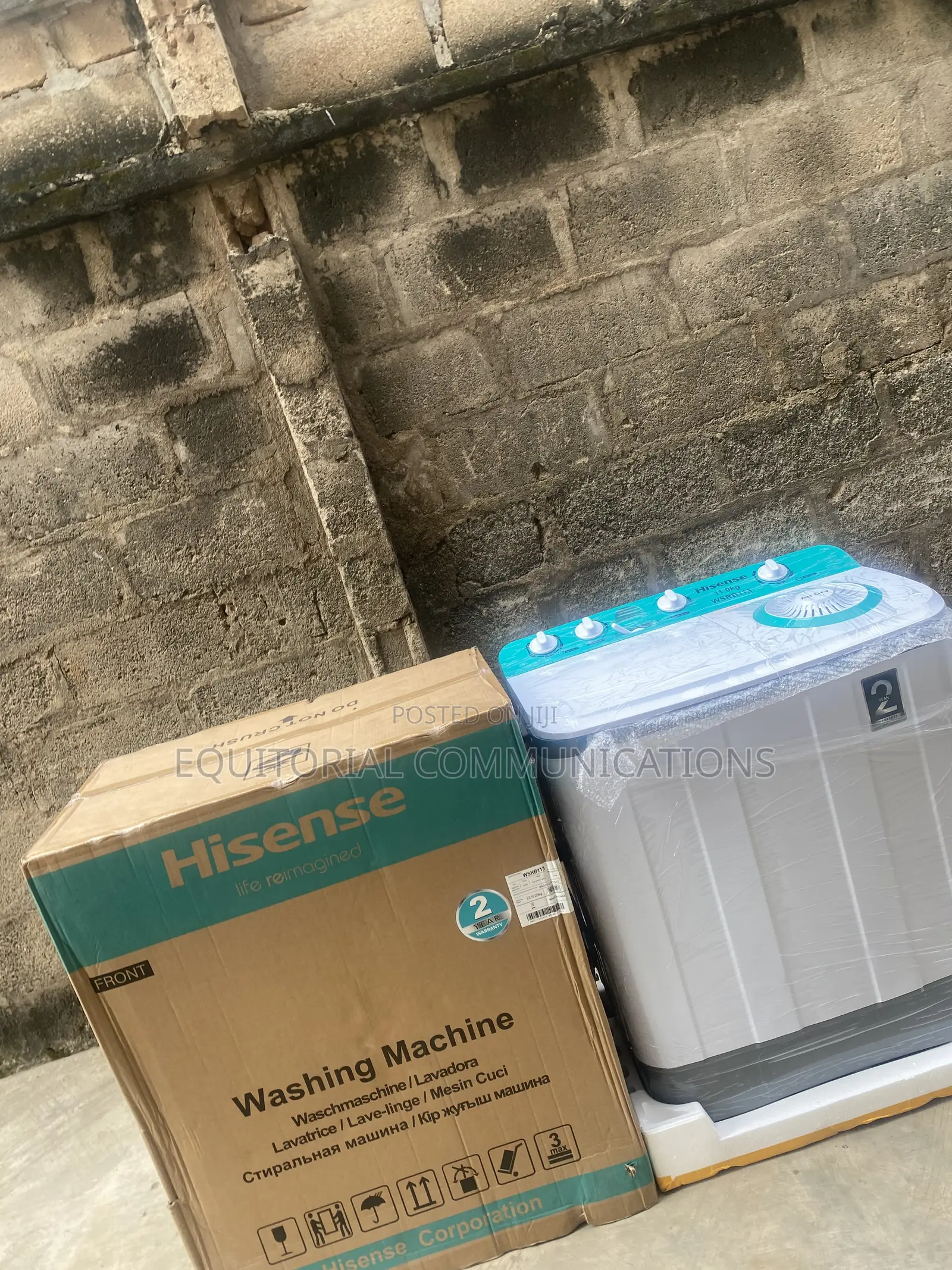 Hisense 11kg Reliable Twin Tub Washing Machine