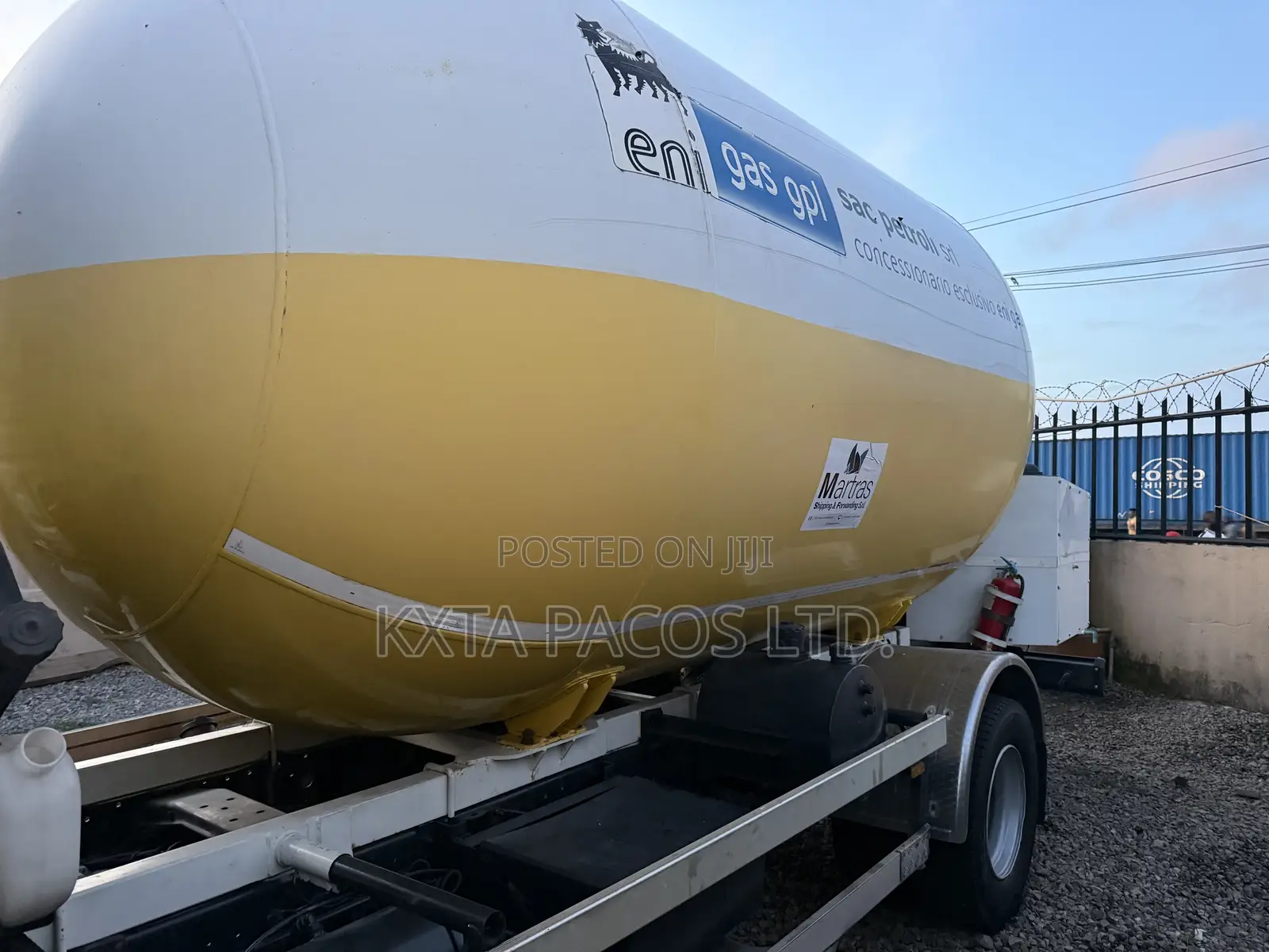 9MT Gas Truck LPG Bobtail Gas Tank