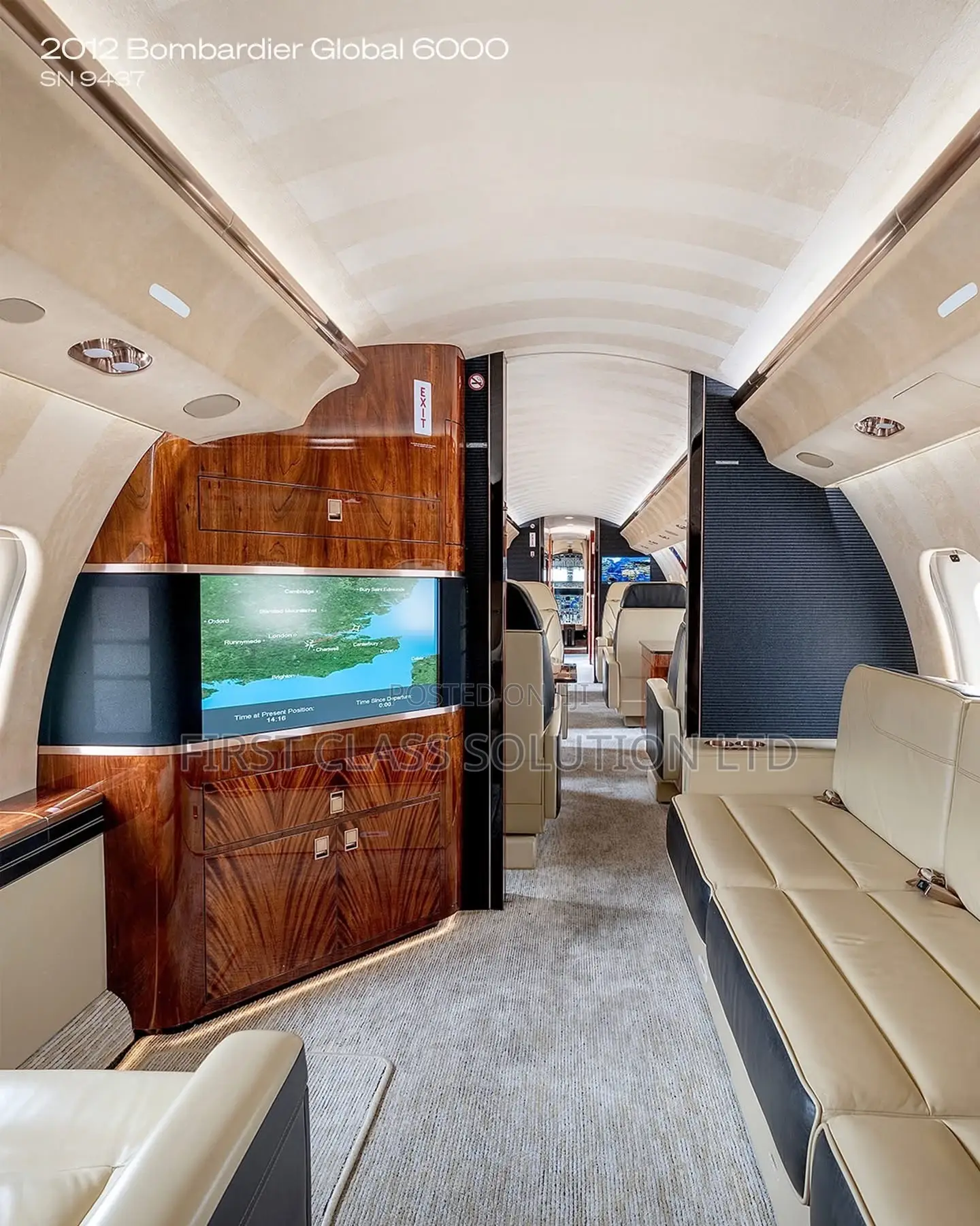 Bombardier Global 6000 Private Jet Available for Charter