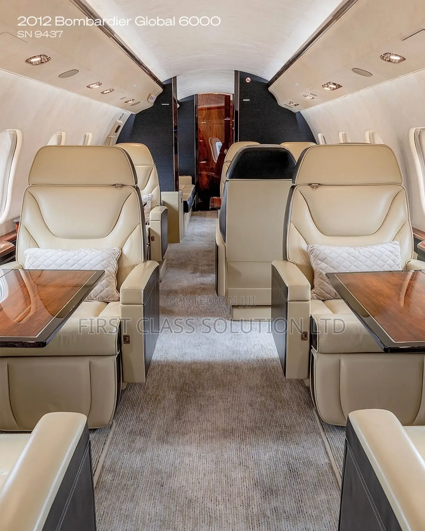 Bombardier Global 6000 Private Jet Available for Charter