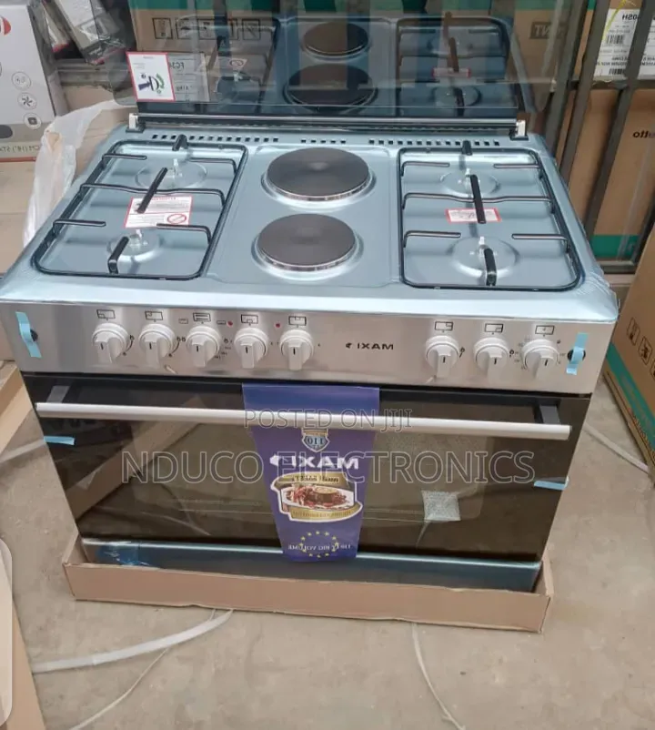 The Original Maxi Gas Cooker 60x90 With Two Electric Burner