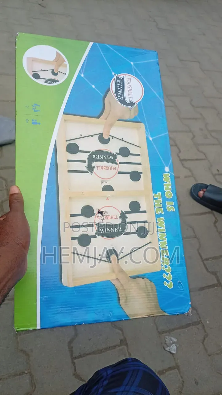 Hand Foosball Board Game (Entertaining, Fun Skill Game)