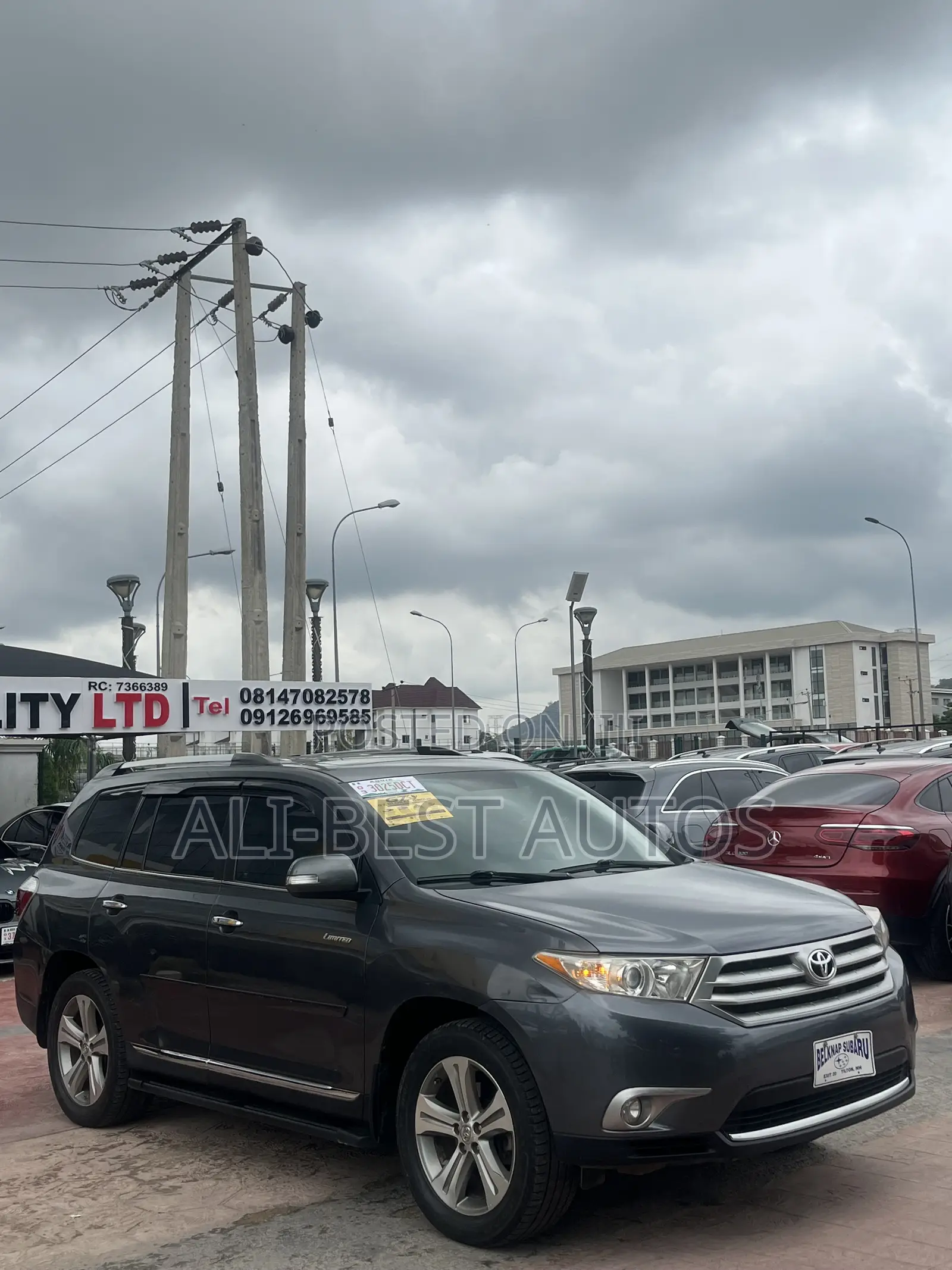 Toyota Highlander 2012 Gray