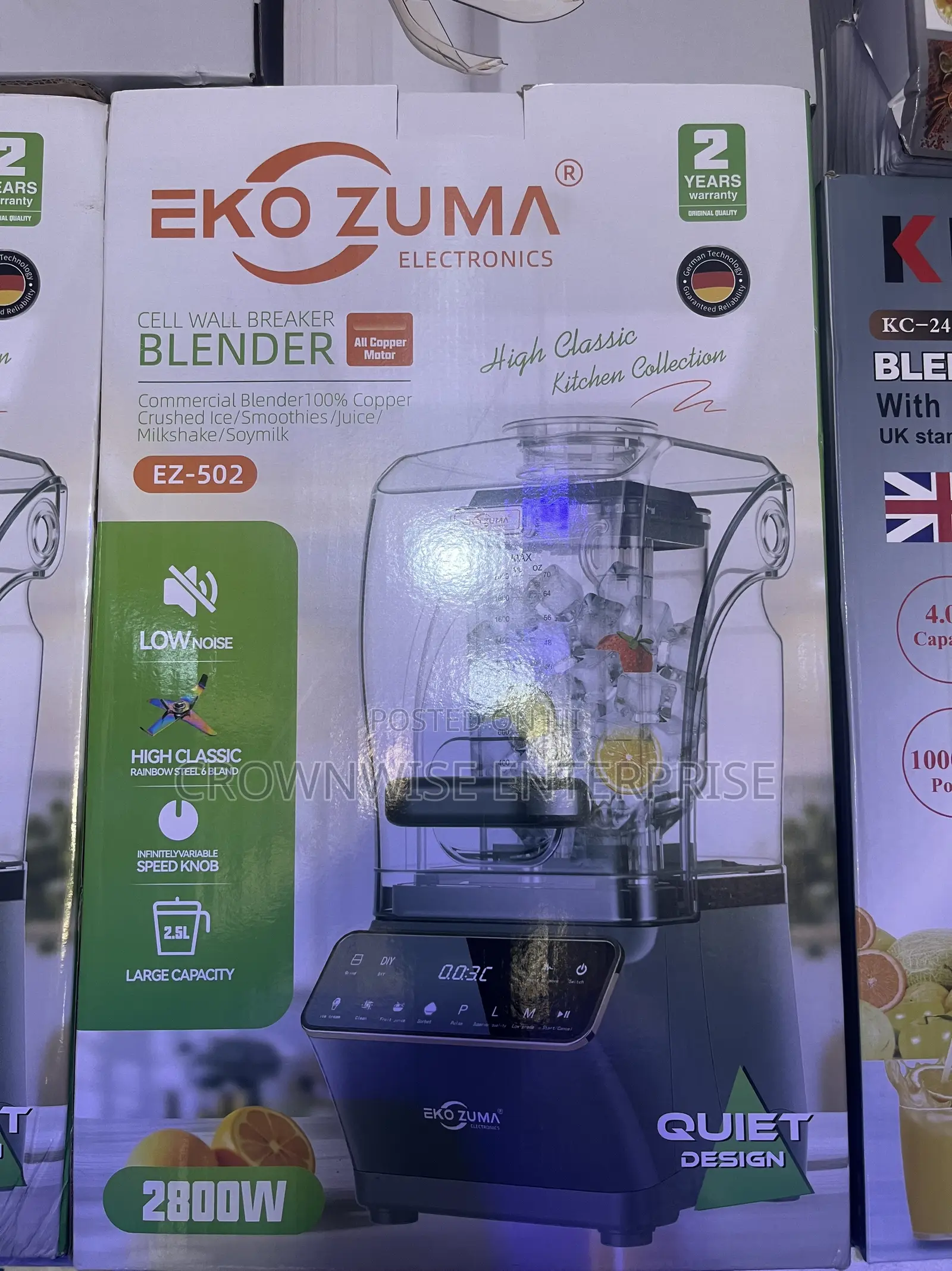 Eko Zuma Low Noise Digital Blender