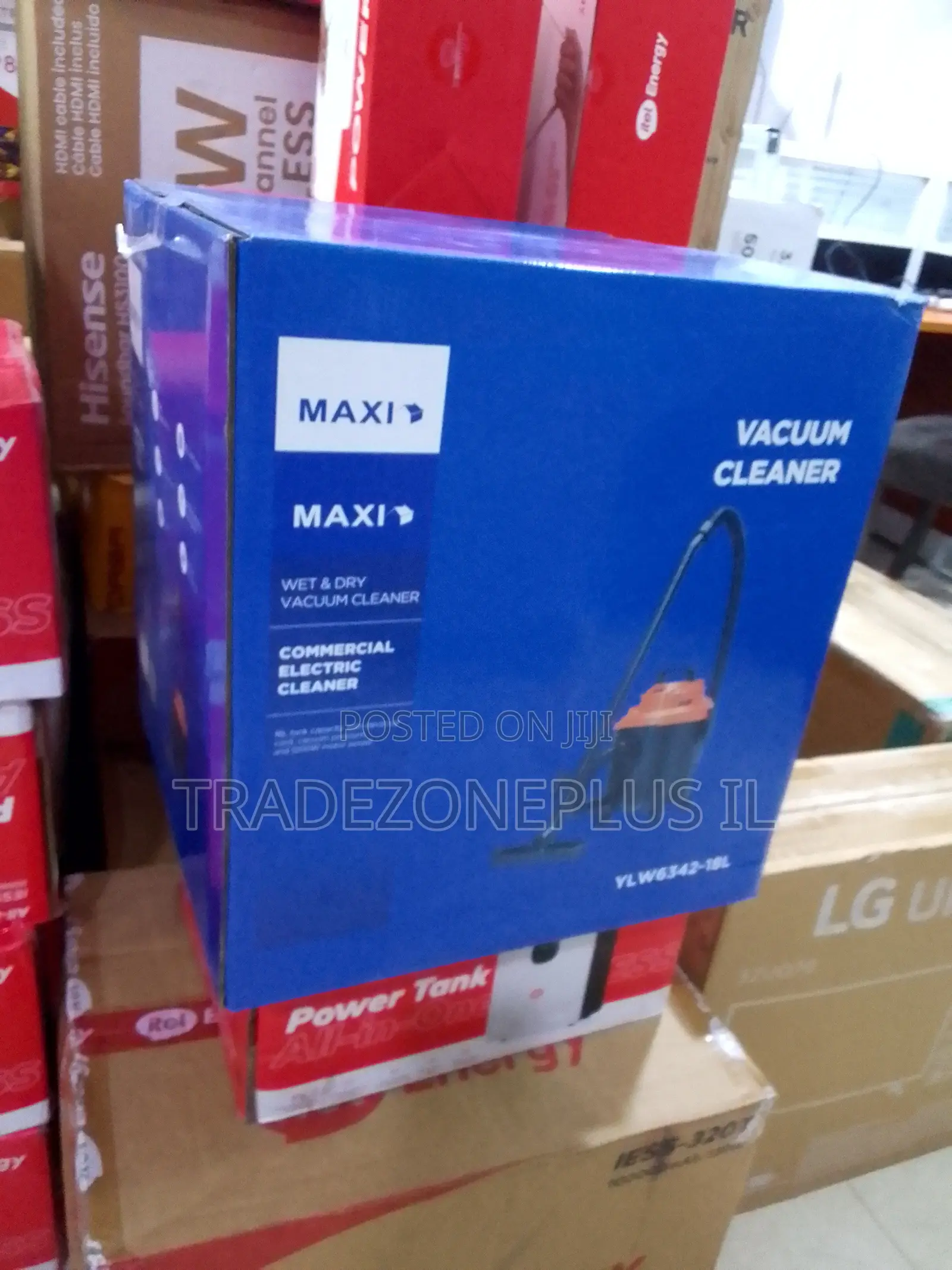 Clean Faster With Maxi YLW6342 1200W 18L Vacuum